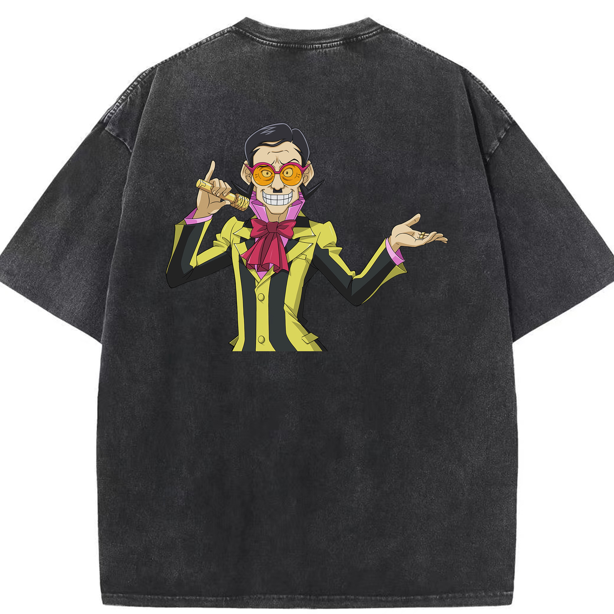 （画像用） 遊☆戯☆王 Yu-Gi-Oh! 綿100% ヴィンテージ風 半袖Tシャツ（背面プリント）