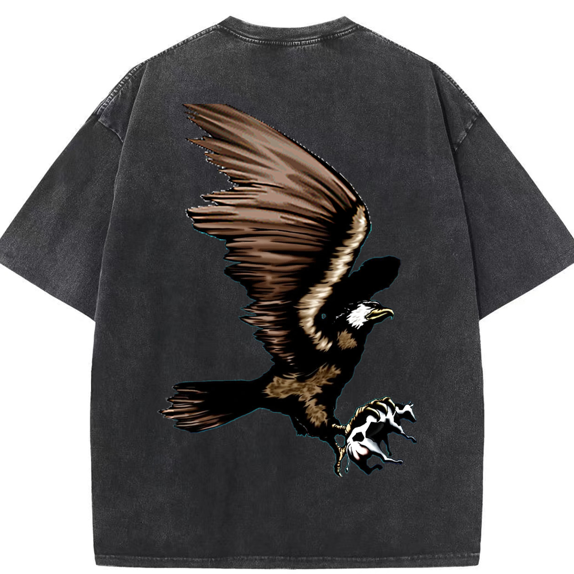（画像用） 遊☆戯☆王 Yu-Gi-Oh! 綿100% ヴィンテージ風 半袖Tシャツ（背面プリント）