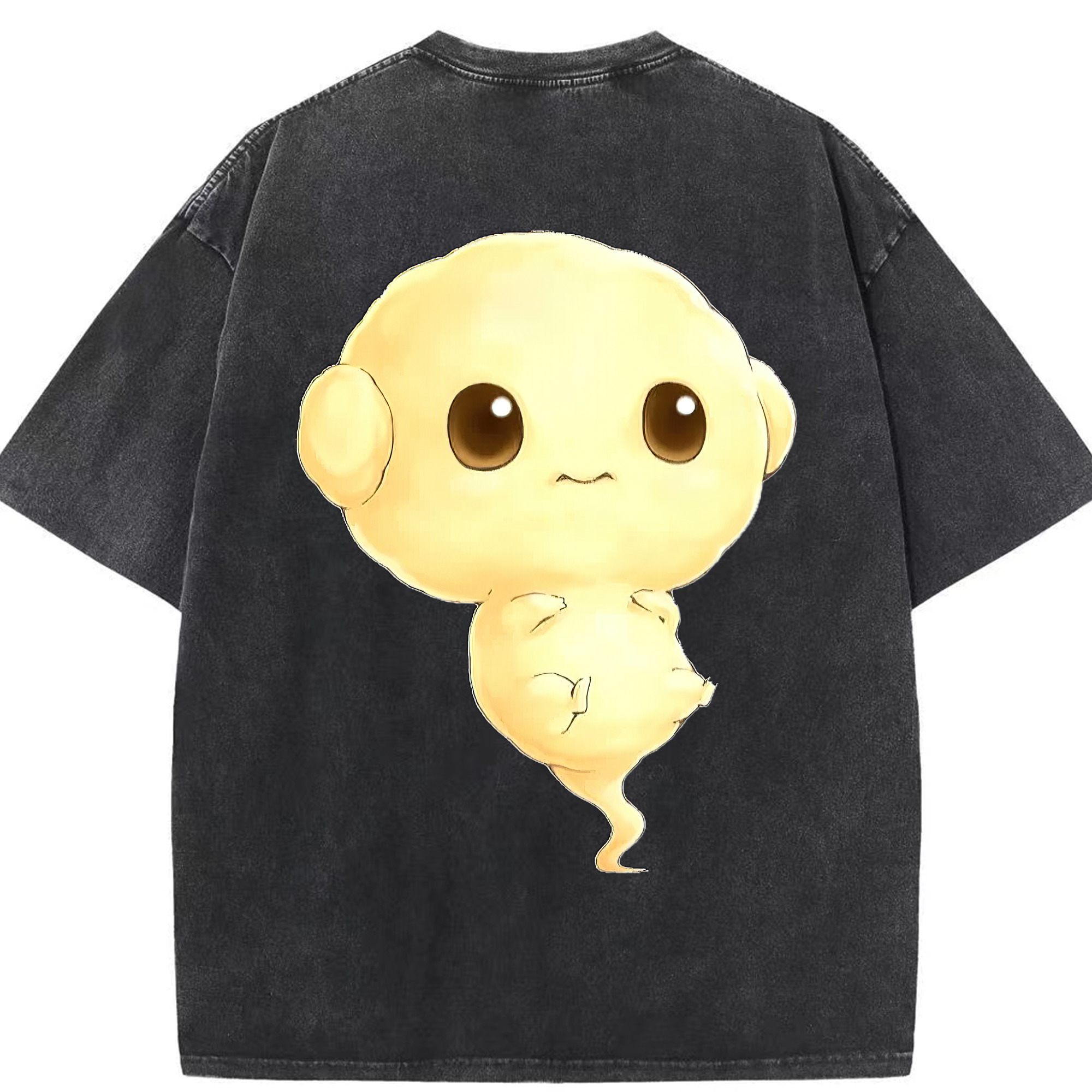 （画像用） 遊☆戯☆王 Yu-Gi-Oh! 綿100% ヴィンテージ風 半袖Tシャツ（背面プリント）