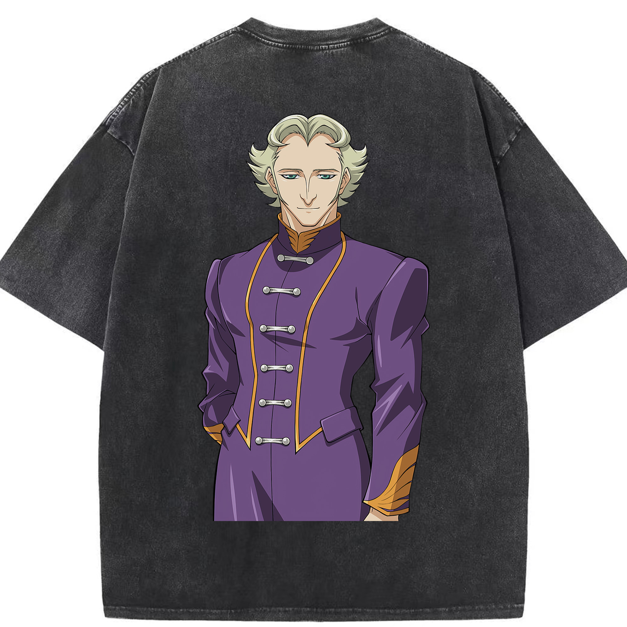 （画像用） 遊☆戯☆王 Yu-Gi-Oh! 綿100% ヴィンテージ風 半袖Tシャツ（背面プリント）