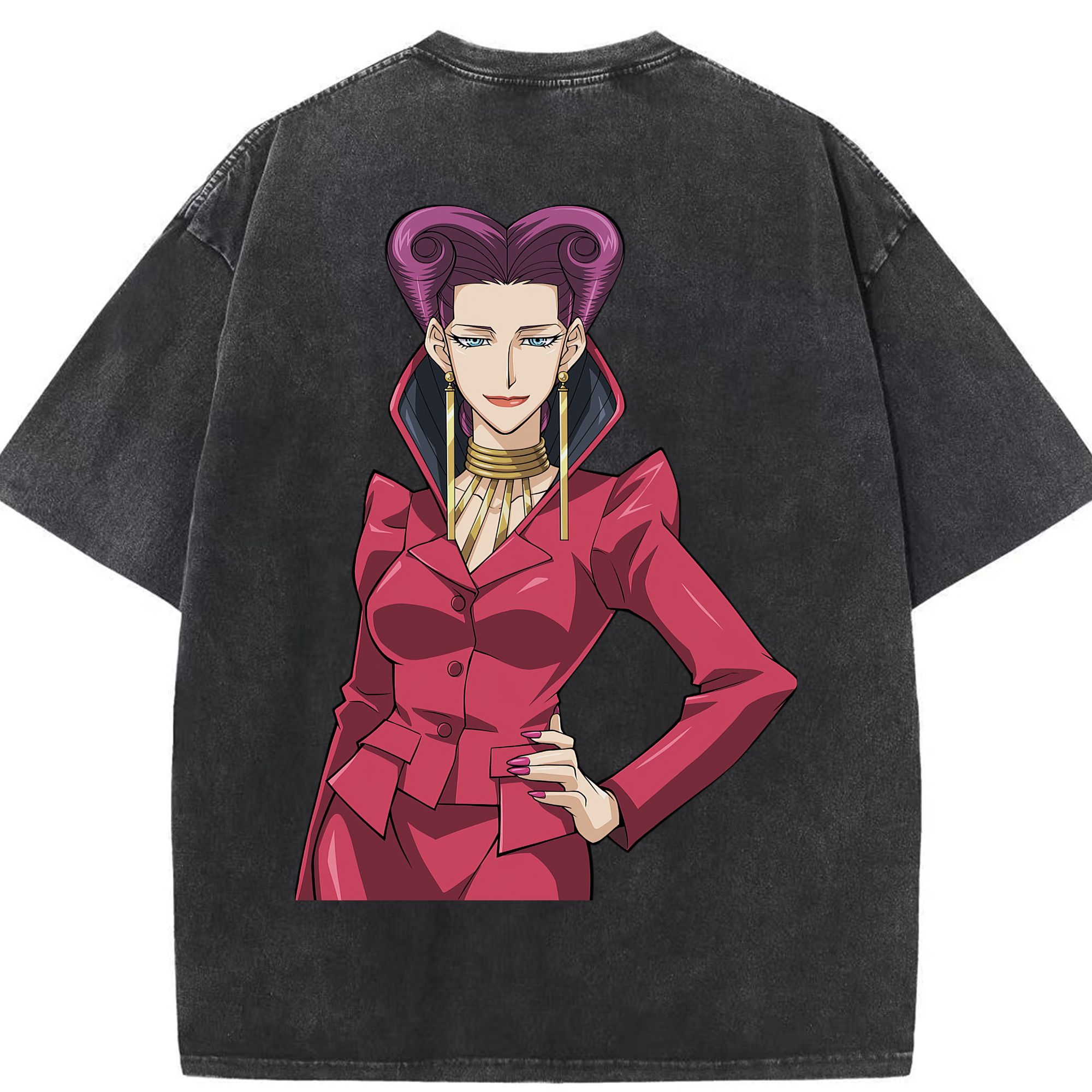 （画像用） 遊☆戯☆王 Yu-Gi-Oh! 綿100% ヴィンテージ風 半袖Tシャツ（背面プリント）