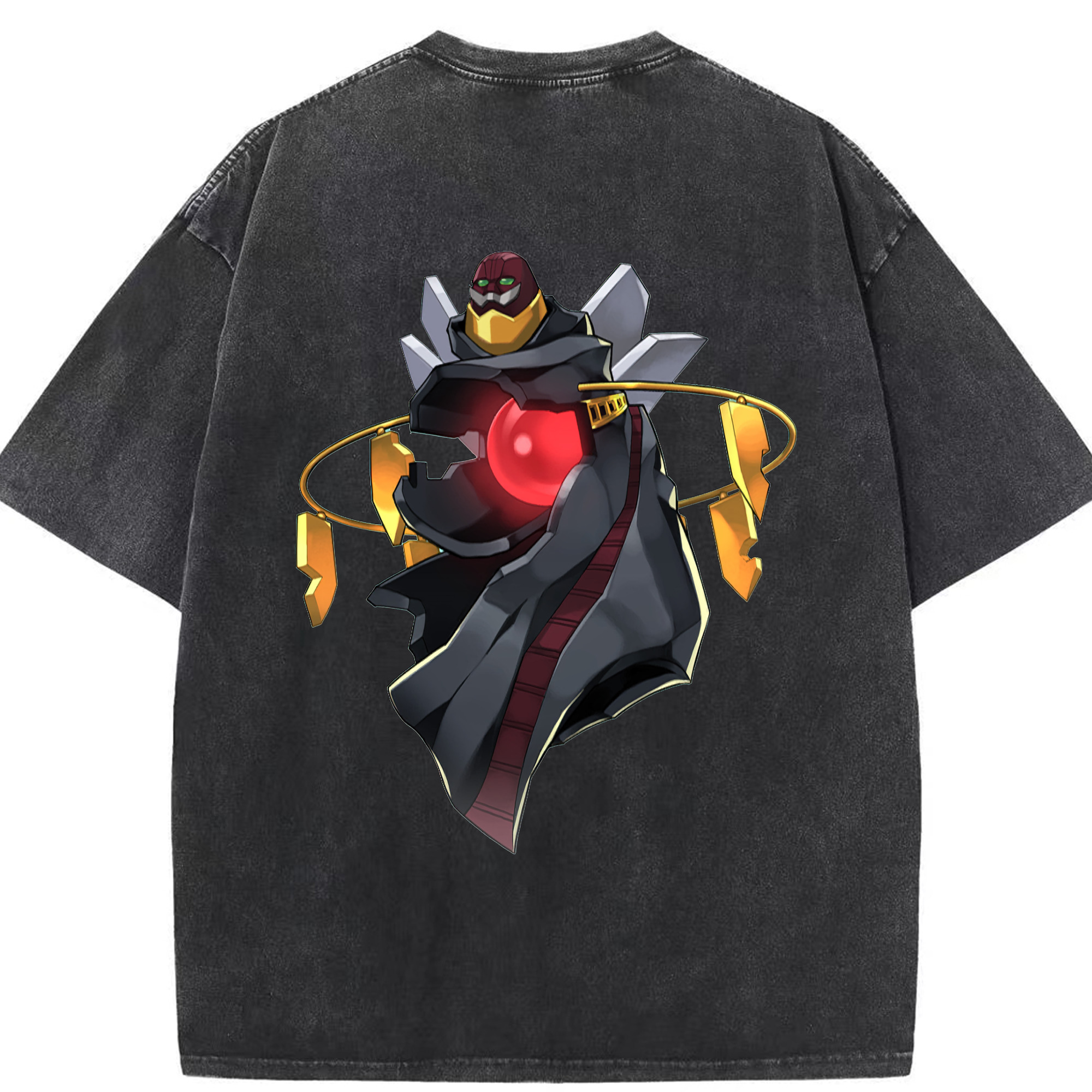（画像用） 遊☆戯☆王 Yu-Gi-Oh! 綿100% ヴィンテージ風 半袖Tシャツ（背面プリント）