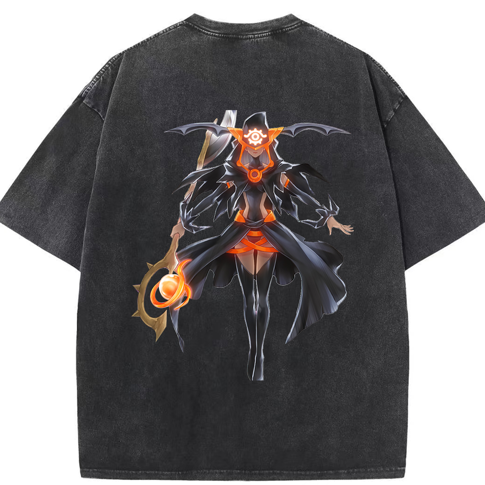 （画像用） 遊☆戯☆王 Yu-Gi-Oh! 綿100% ヴィンテージ風 半袖Tシャツ（背面プリント）