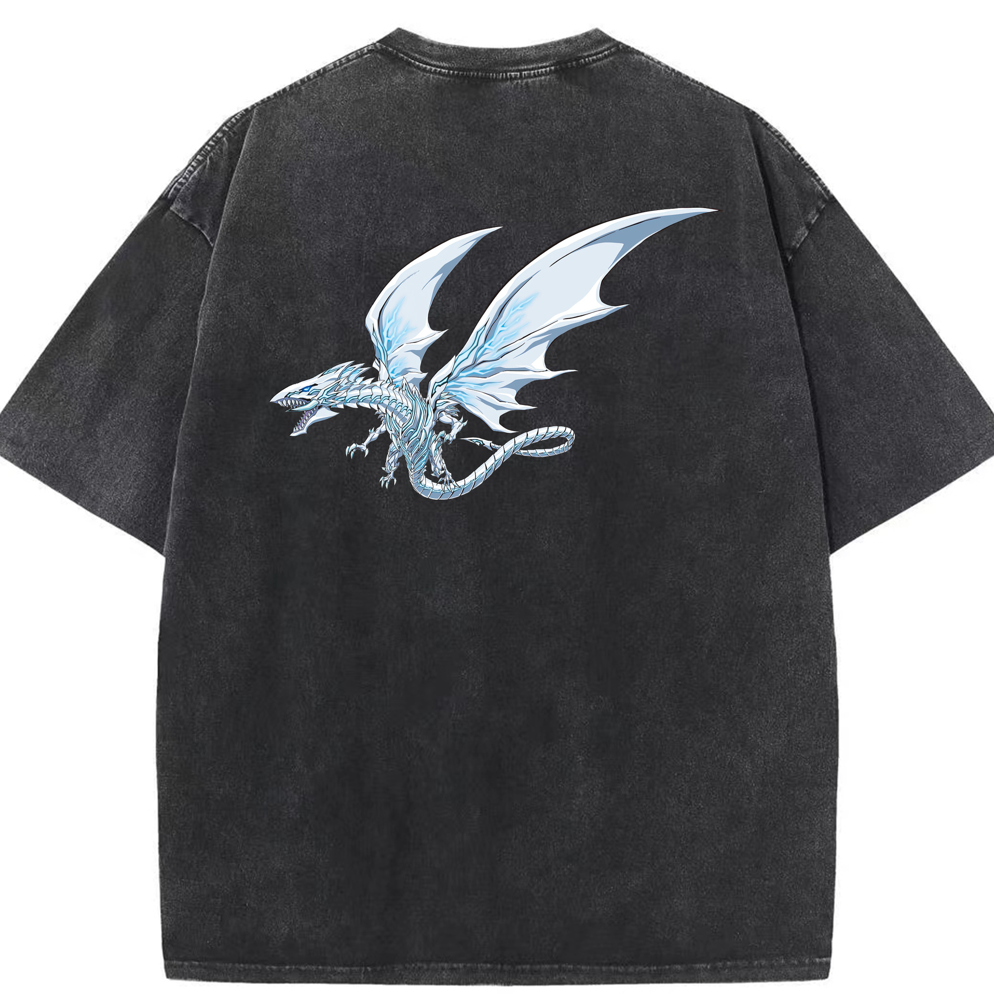 （画像用） 遊☆戯☆王 Yu-Gi-Oh! 綿100% ヴィンテージ風 半袖Tシャツ（背面プリント）