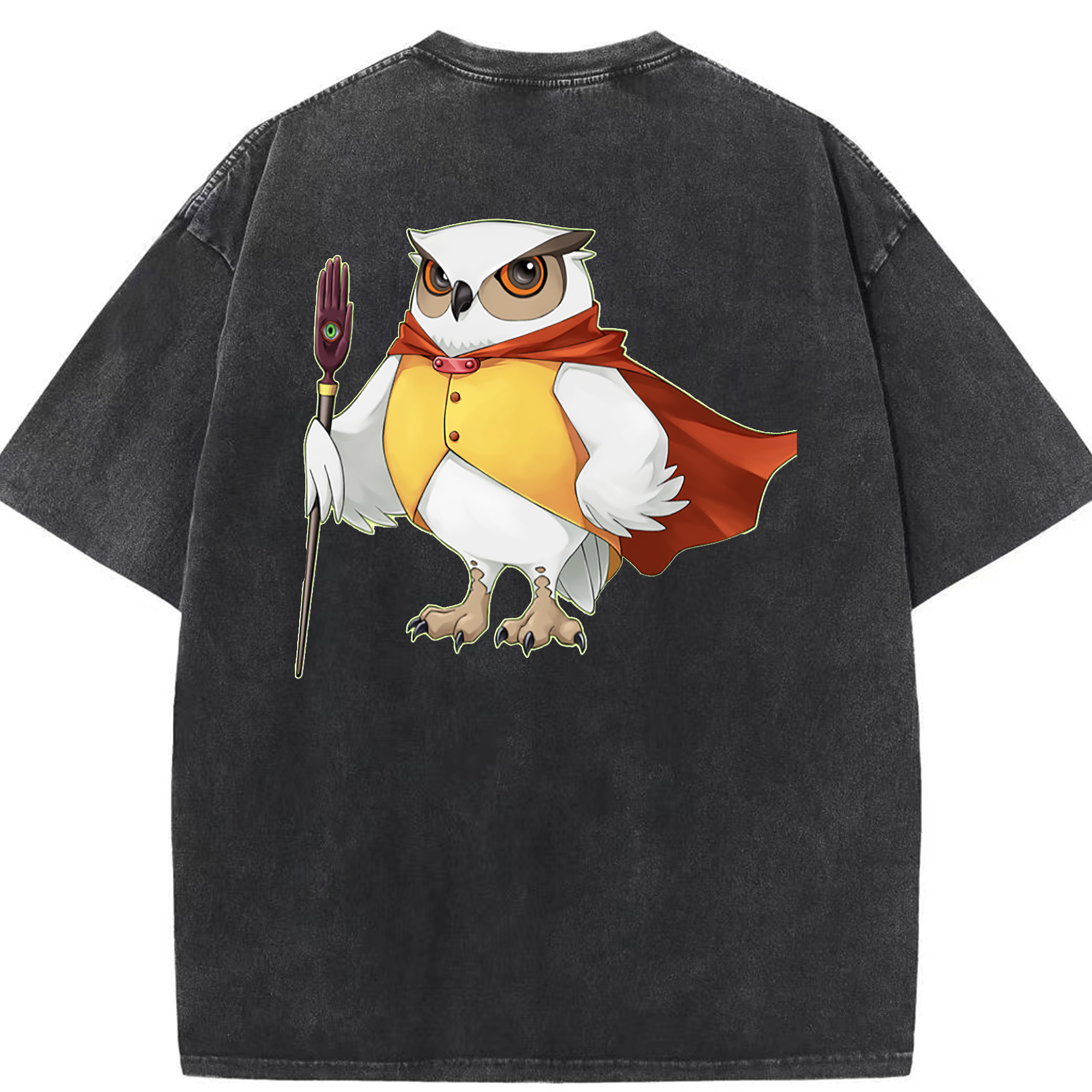 （画像用） 遊☆戯☆王 Yu-Gi-Oh! 綿100% ヴィンテージ風 半袖Tシャツ（背面プリント）