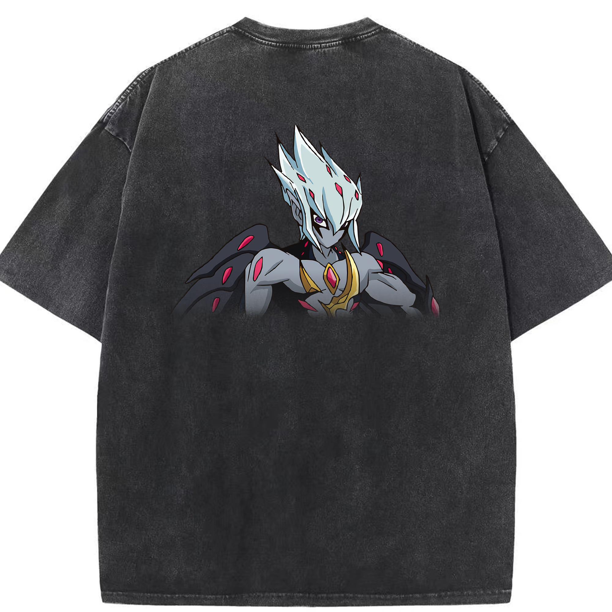 （画像用） 遊☆戯☆王 Yu-Gi-Oh! 綿100% ヴィンテージ風 半袖Tシャツ（背面プリント）