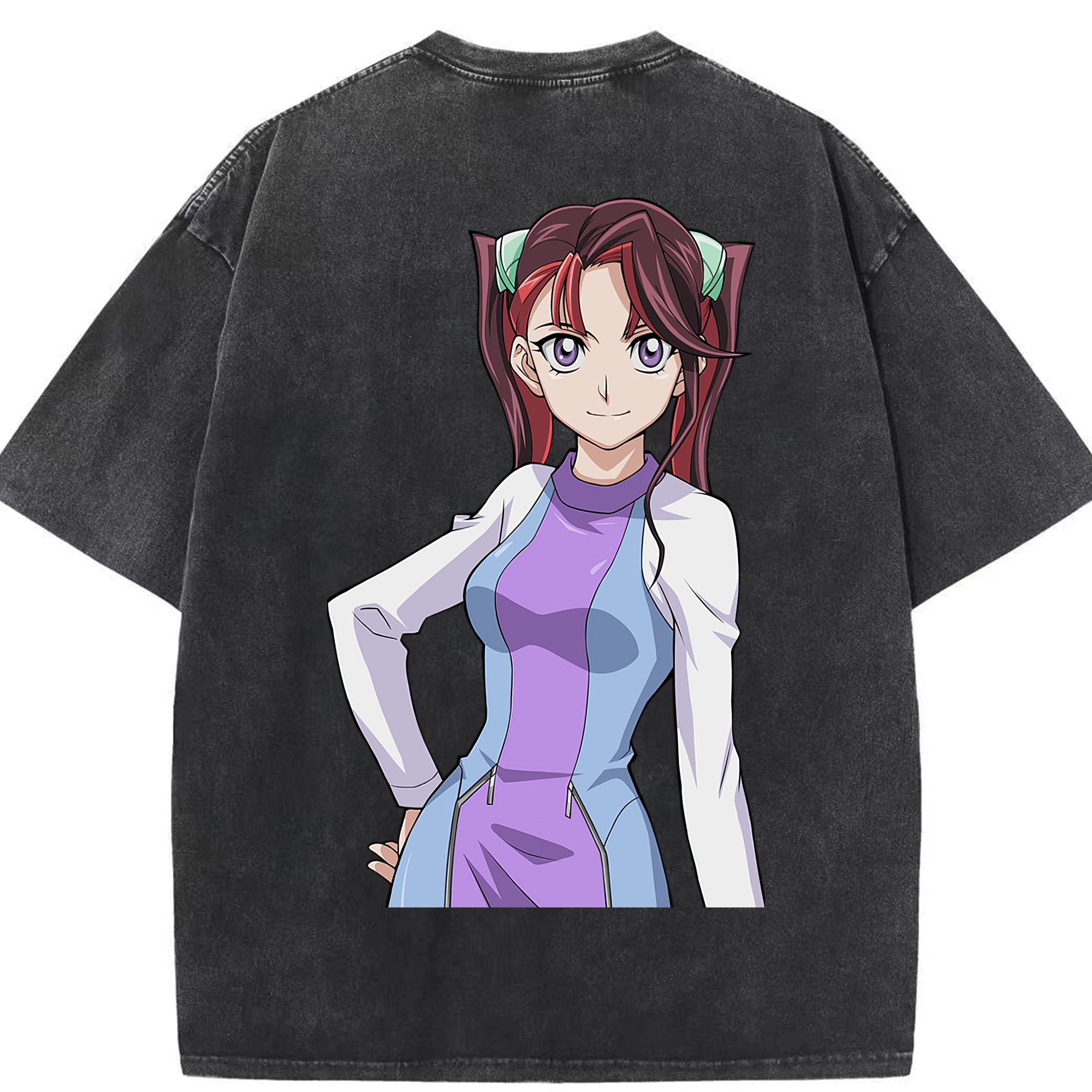 （画像用） 遊☆戯☆王 Yu-Gi-Oh! 綿100% ヴィンテージ風 半袖Tシャツ（背面プリント）