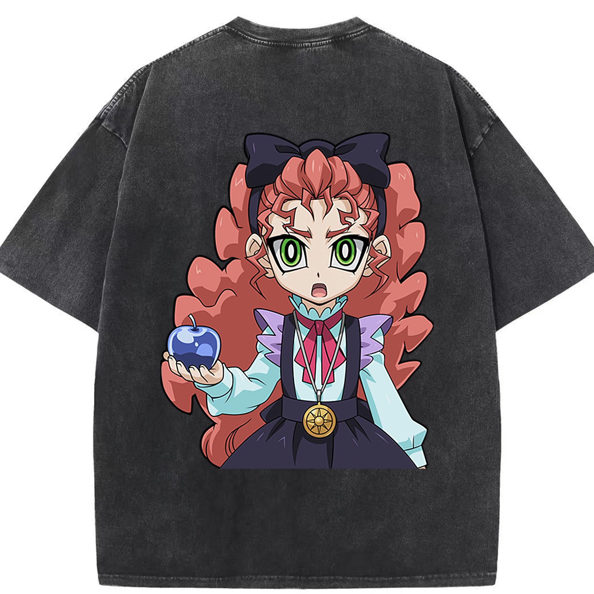 （画像用） 遊☆戯☆王 Yu-Gi-Oh! 綿100% ヴィンテージ風 半袖Tシャツ（背面プリント）