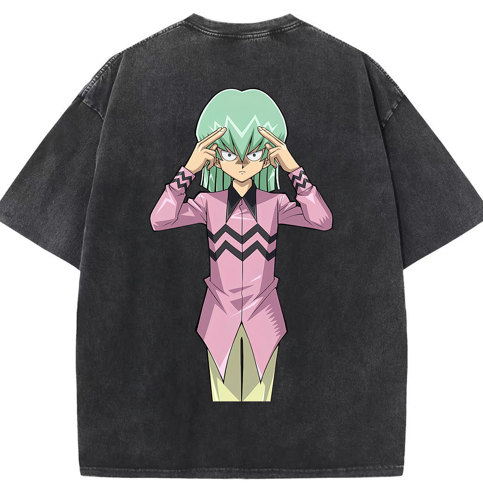 （画像用） 遊☆戯☆王 Yu-Gi-Oh! 綿100% ヴィンテージ風 半袖Tシャツ（背面プリント）