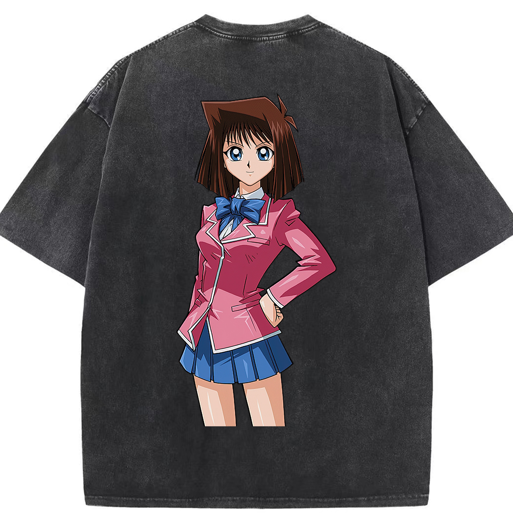 （画像用） 遊☆戯☆王 Yu-Gi-Oh! 綿100% ヴィンテージ風 半袖Tシャツ（背面プリント）