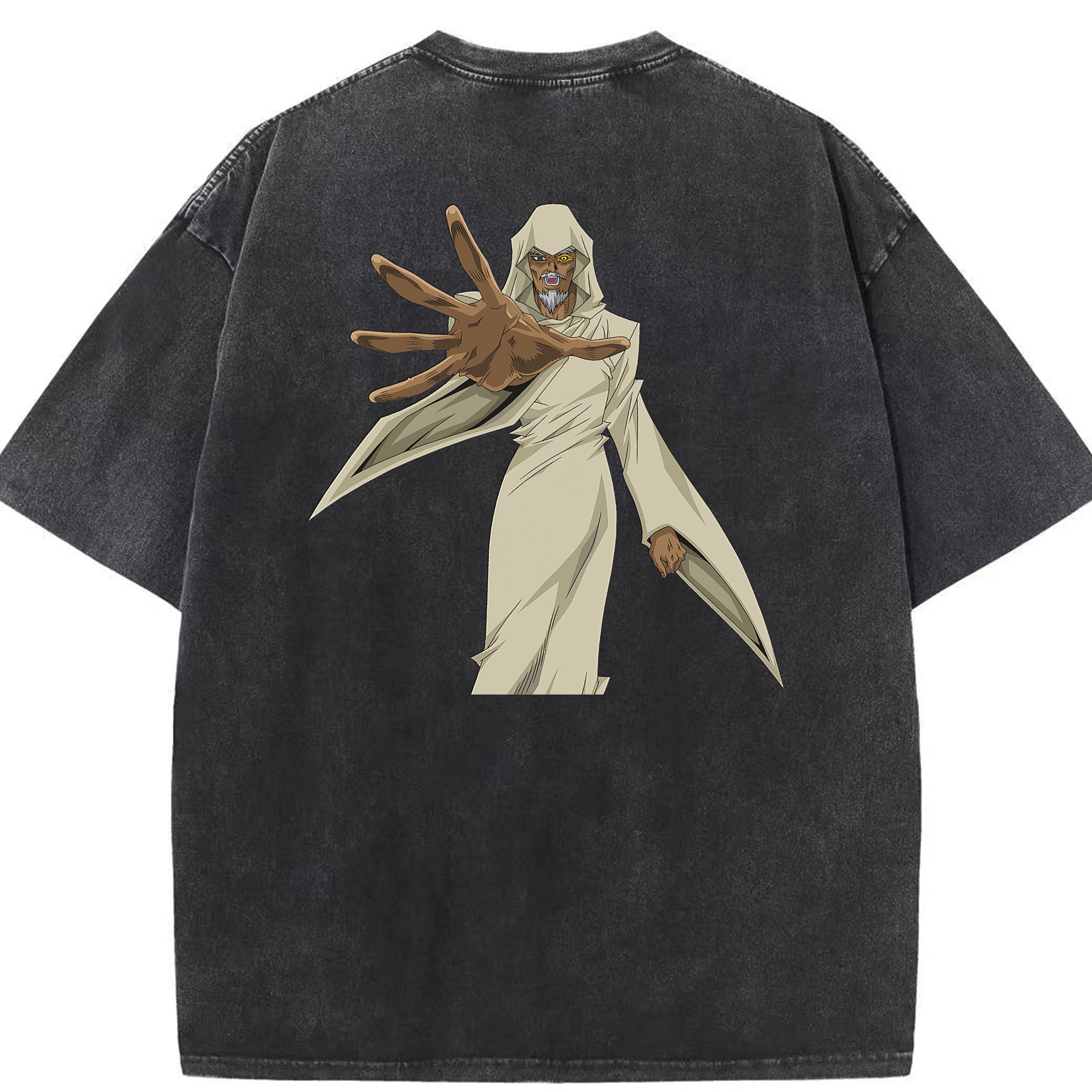 （画像用） 遊☆戯☆王 Yu-Gi-Oh! 綿100% ヴィンテージ風 半袖Tシャツ（背面プリント）