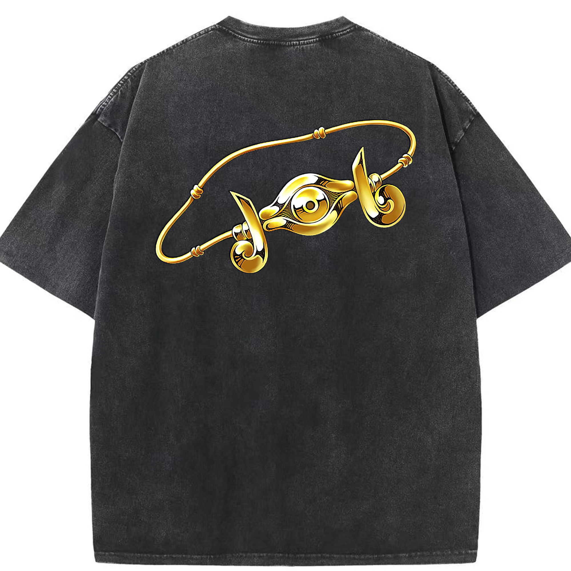 （画像用） 遊☆戯☆王 Yu-Gi-Oh! 綿100% ヴィンテージ風 半袖Tシャツ（背面プリント）