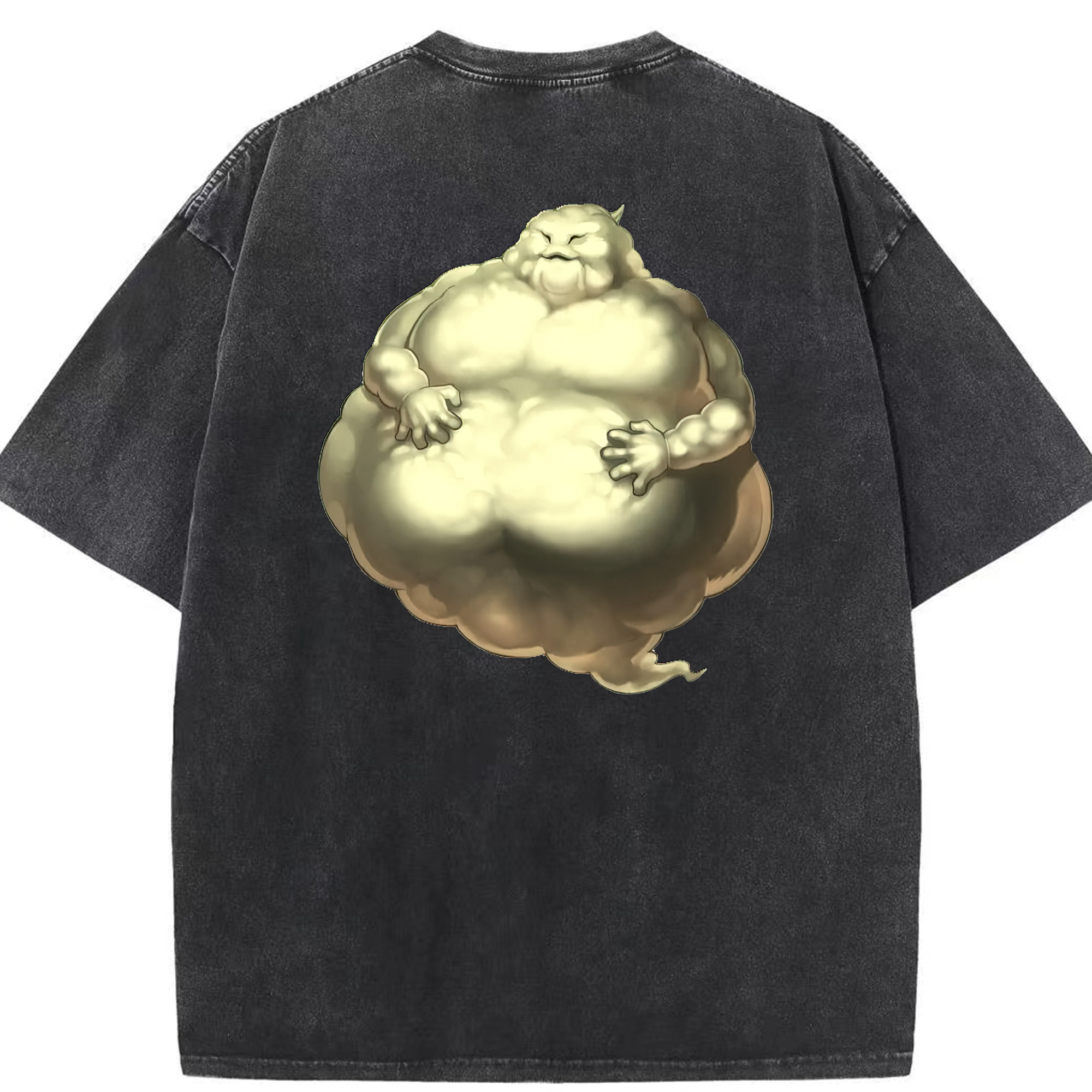 （画像用） 遊☆戯☆王 Yu-Gi-Oh! 綿100% ヴィンテージ風 半袖Tシャツ（背面プリント）