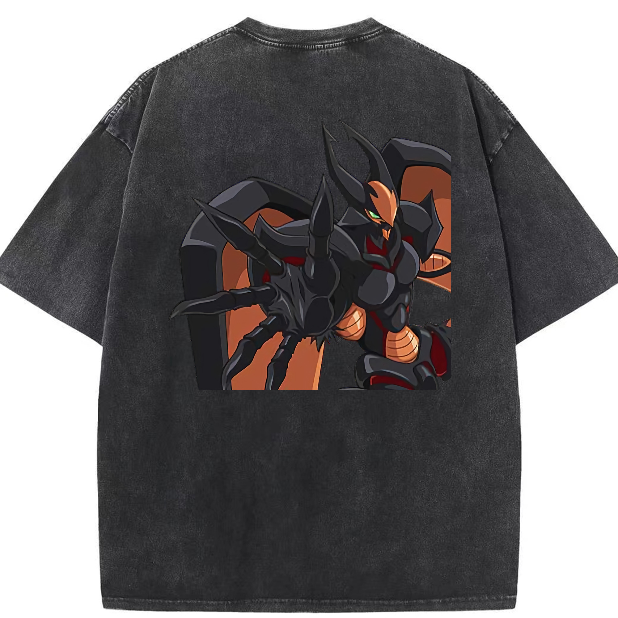 （画像用） 遊☆戯☆王 Yu-Gi-Oh! 綿100% ヴィンテージ風 半袖Tシャツ（背面プリント）