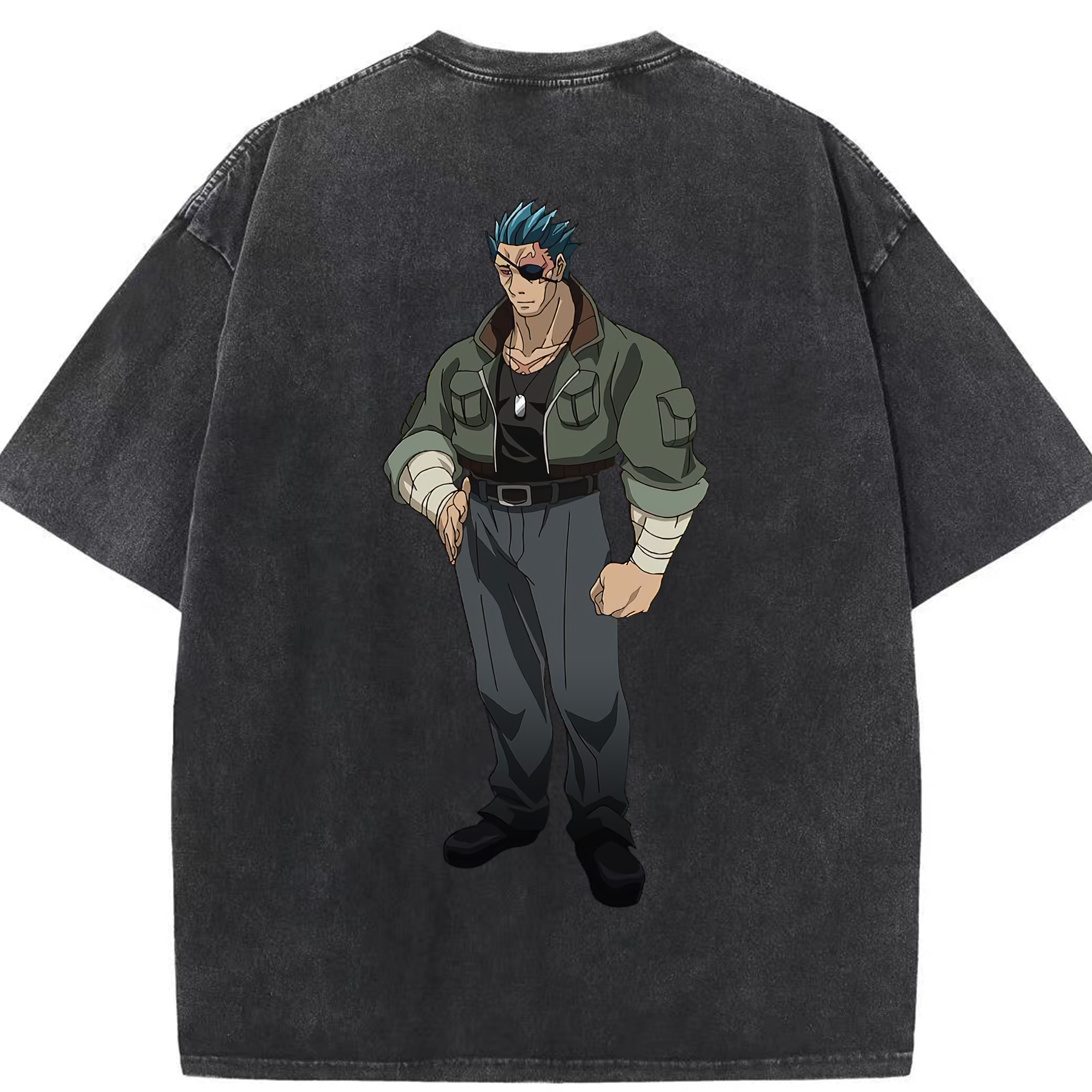 （画像用） 遊☆戯☆王 Yu-Gi-Oh! 綿100% ヴィンテージ風 半袖Tシャツ（背面プリント）