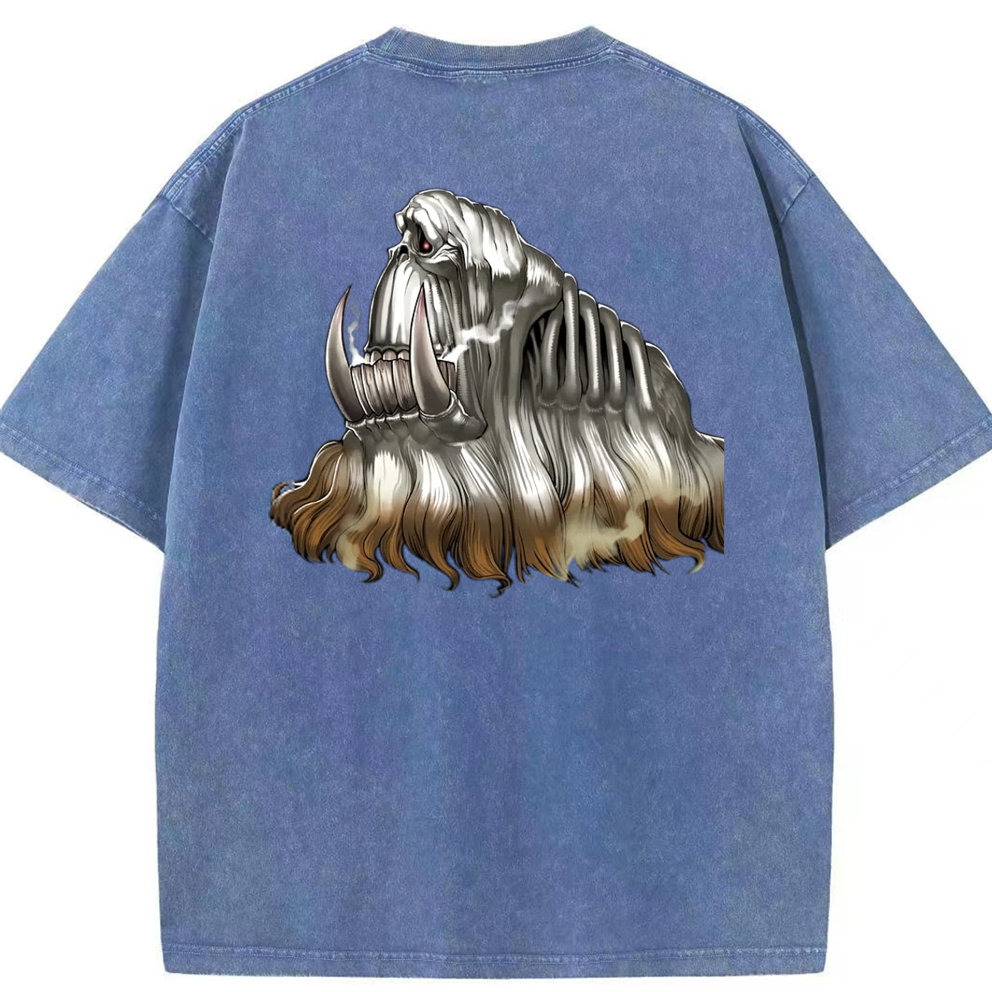 （画像用） 遊☆戯☆王 Yu-Gi-Oh! 綿100% ヴィンテージ風 半袖Tシャツ（背面プリント）