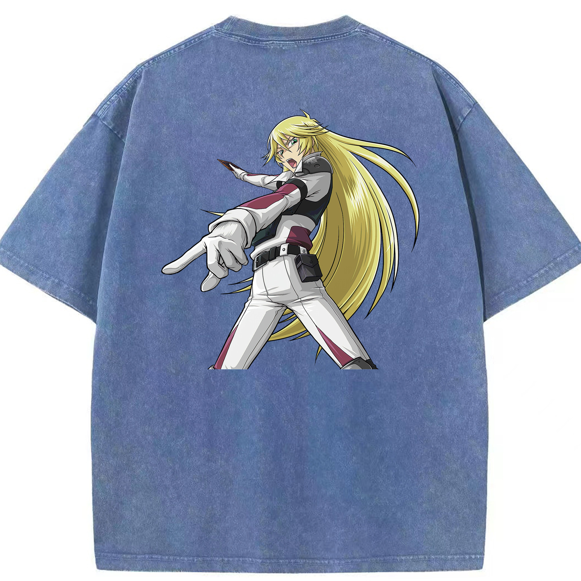 （画像用） 遊☆戯☆王 Yu-Gi-Oh! 綿100% ヴィンテージ風 半袖Tシャツ（背面プリント）