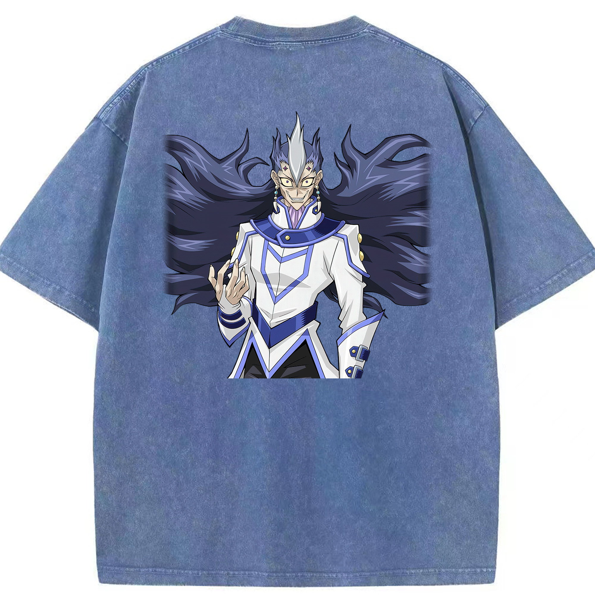 （画像用） 遊☆戯☆王 Yu-Gi-Oh! 綿100% ヴィンテージ風 半袖Tシャツ（背面プリント）