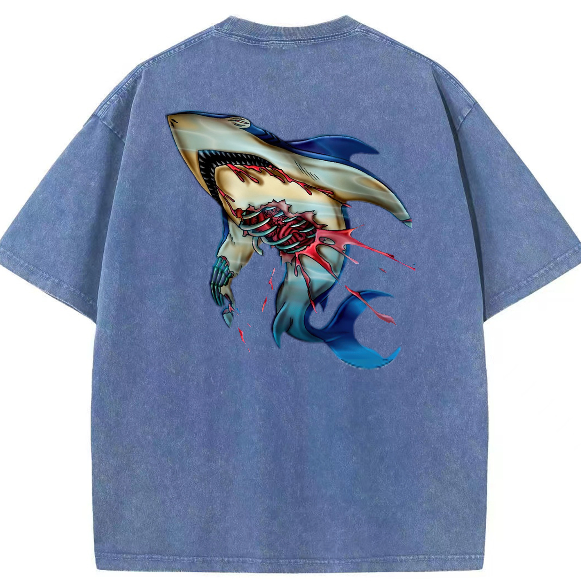 （画像用） 遊☆戯☆王 Yu-Gi-Oh! 綿100% ヴィンテージ風 半袖Tシャツ（背面プリント）