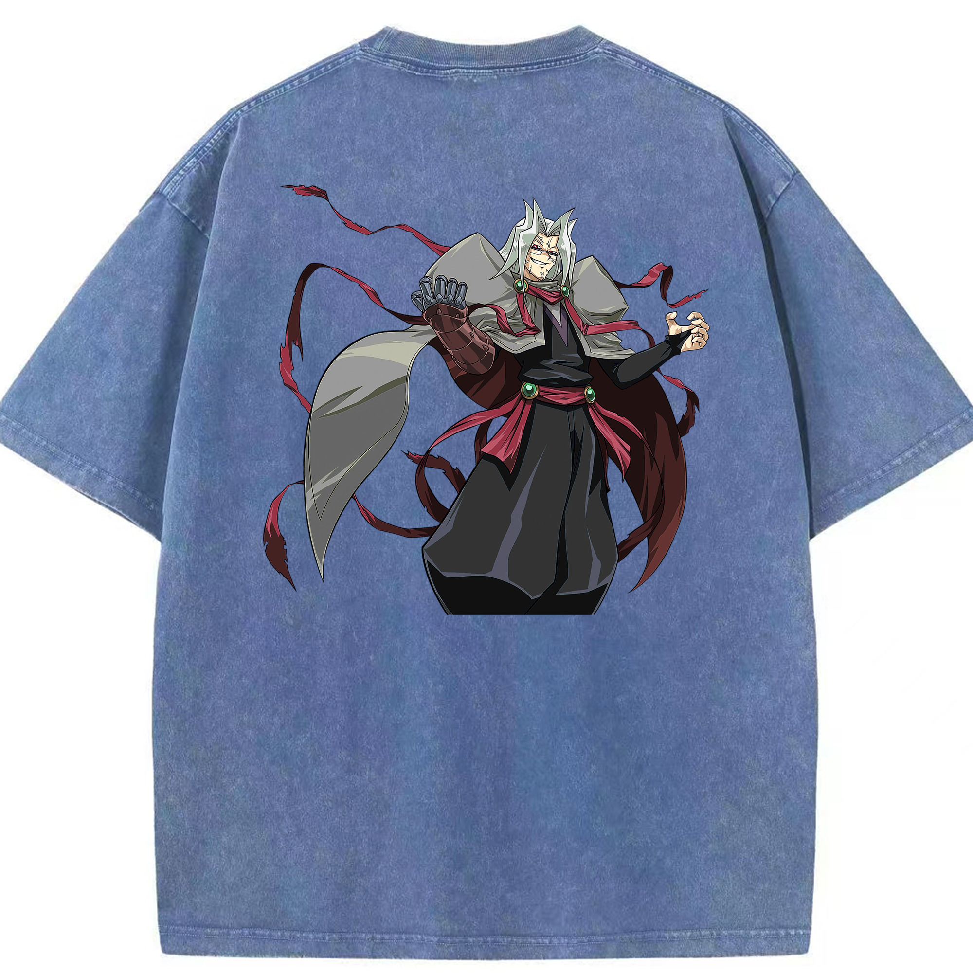 （画像用） 遊☆戯☆王 Yu-Gi-Oh! 綿100% ヴィンテージ風 半袖Tシャツ（背面プリント）