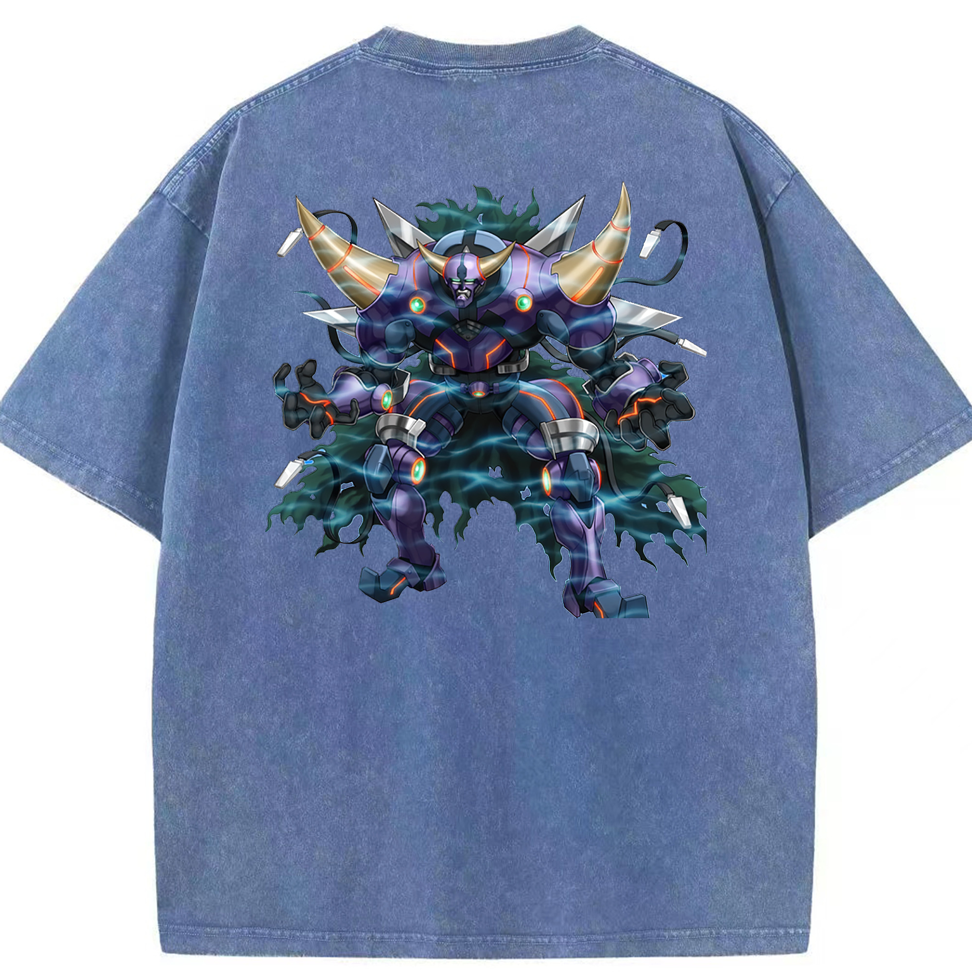 （画像用） 遊☆戯☆王 Yu-Gi-Oh! 綿100% ヴィンテージ風 半袖Tシャツ（背面プリント）