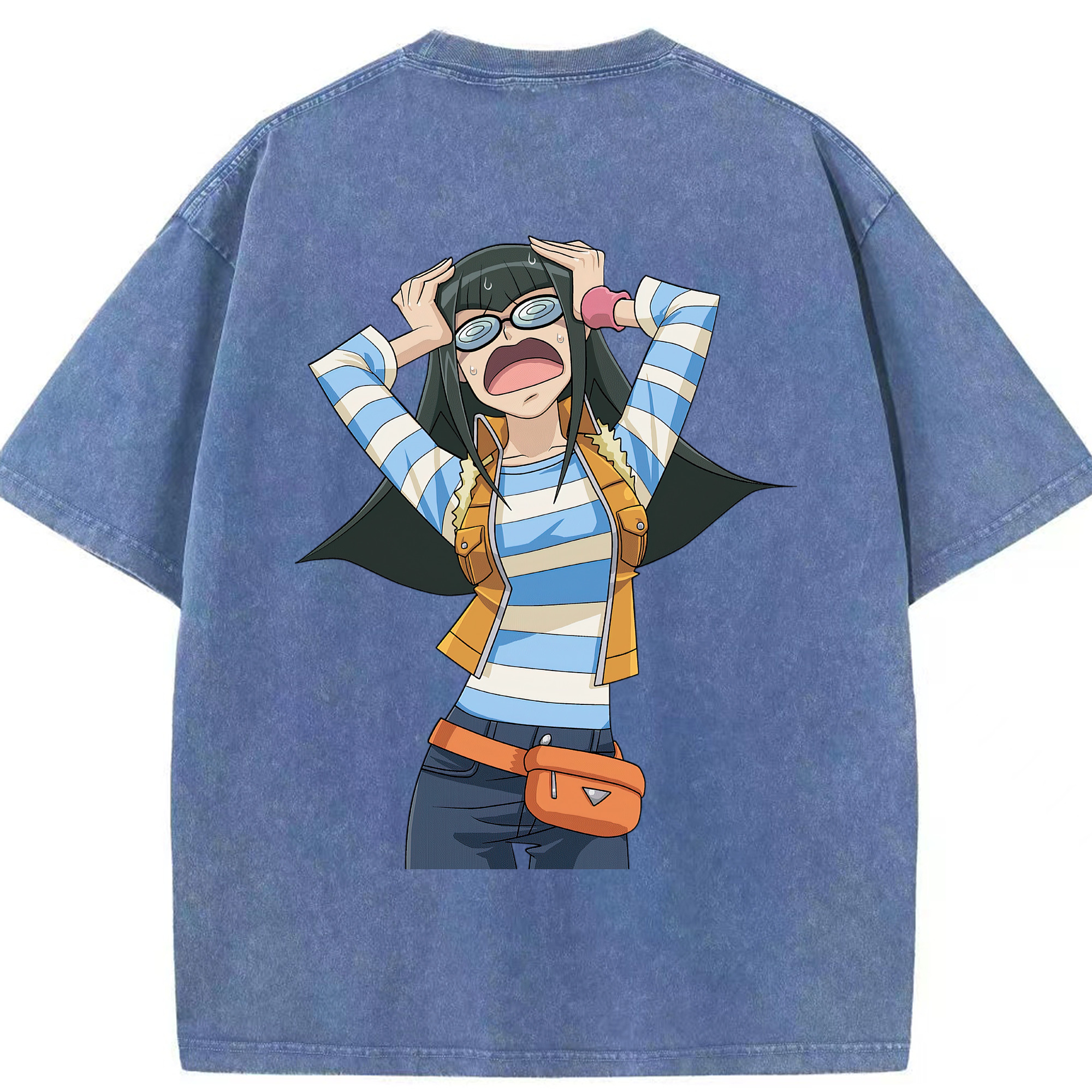 （画像用） 遊☆戯☆王 Yu-Gi-Oh! 綿100% ヴィンテージ風 半袖Tシャツ（背面プリント）