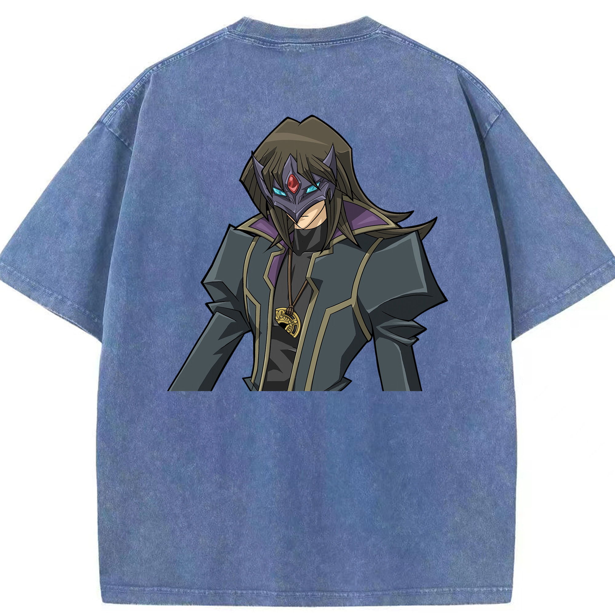（画像用） 遊☆戯☆王 Yu-Gi-Oh! 綿100% ヴィンテージ風 半袖Tシャツ（背面プリント）