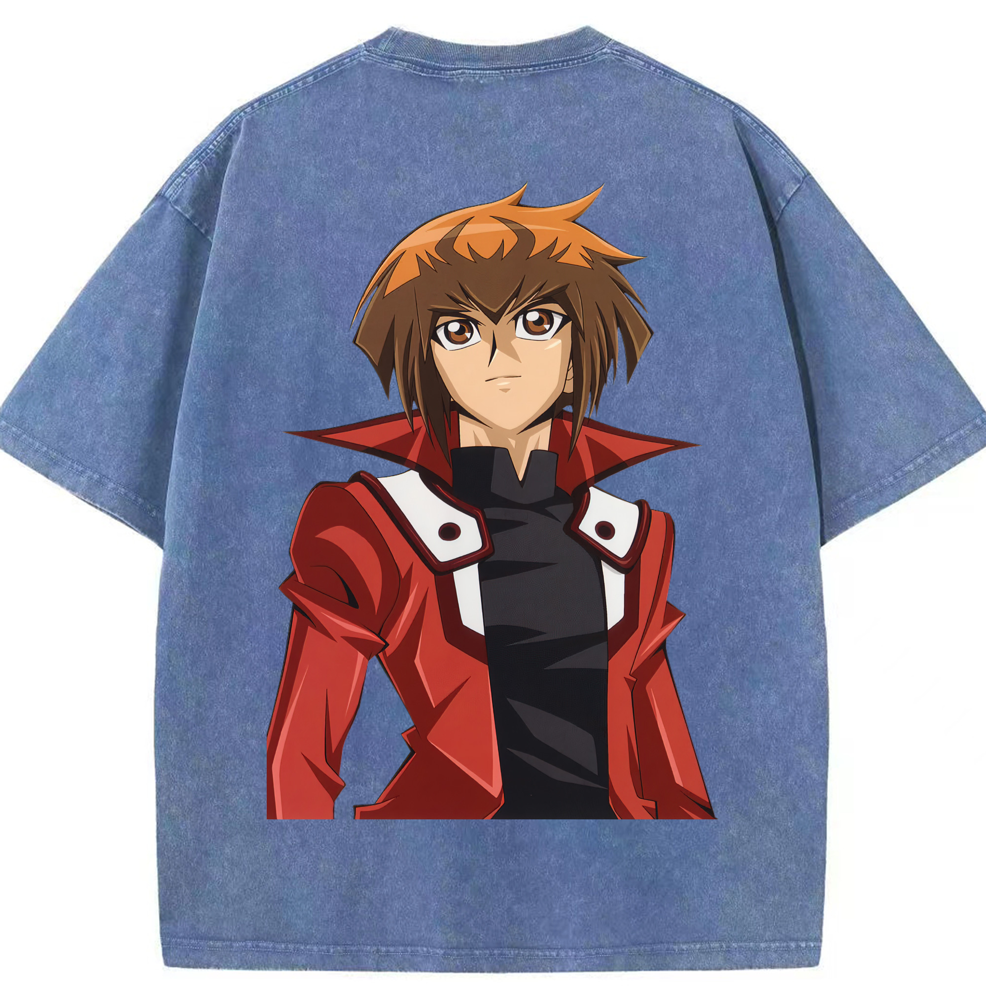 （画像用） 遊☆戯☆王 Yu-Gi-Oh! 綿100% ヴィンテージ風 半袖Tシャツ（背面プリント）