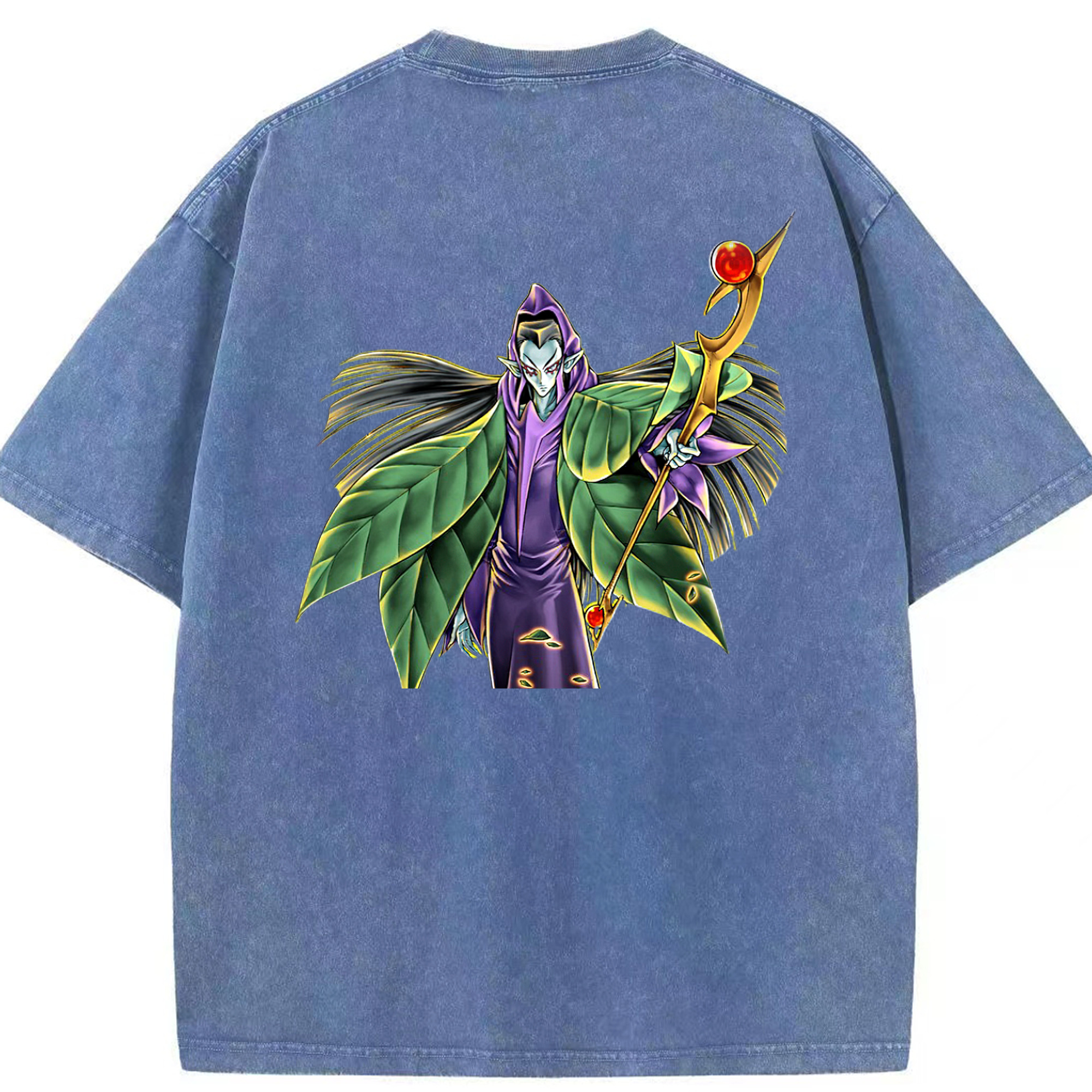 （画像用） 遊☆戯☆王 Yu-Gi-Oh! 綿100% ヴィンテージ風 半袖Tシャツ（背面プリント）