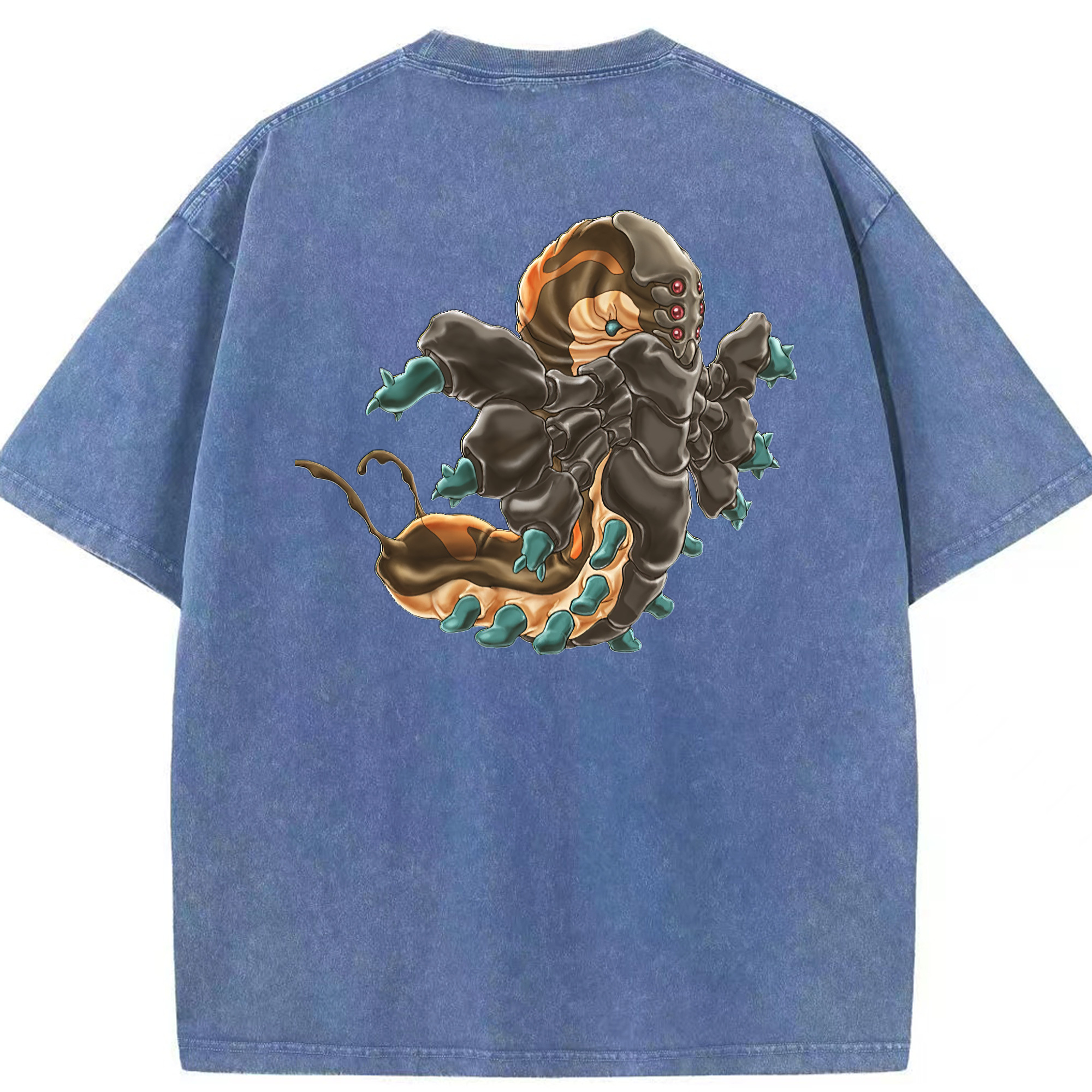 （画像用） 遊☆戯☆王 Yu-Gi-Oh! 綿100% ヴィンテージ風 半袖Tシャツ（背面プリント）