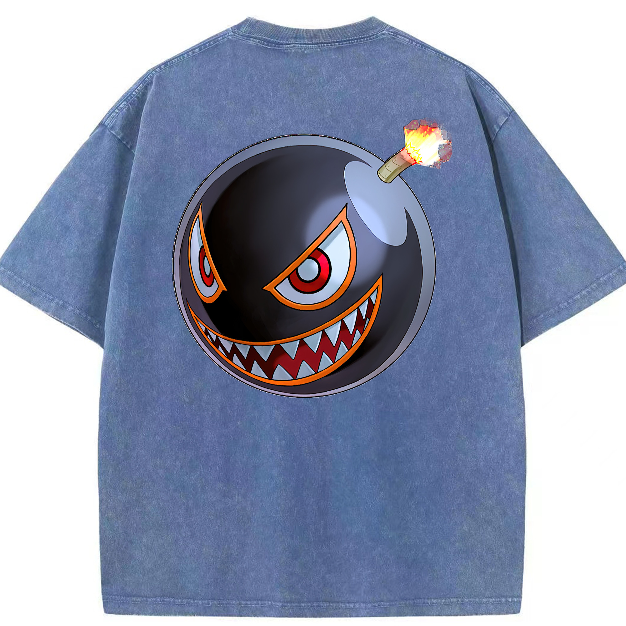 （画像用） 遊☆戯☆王 Yu-Gi-Oh! 綿100% ヴィンテージ風 半袖Tシャツ（背面プリント）