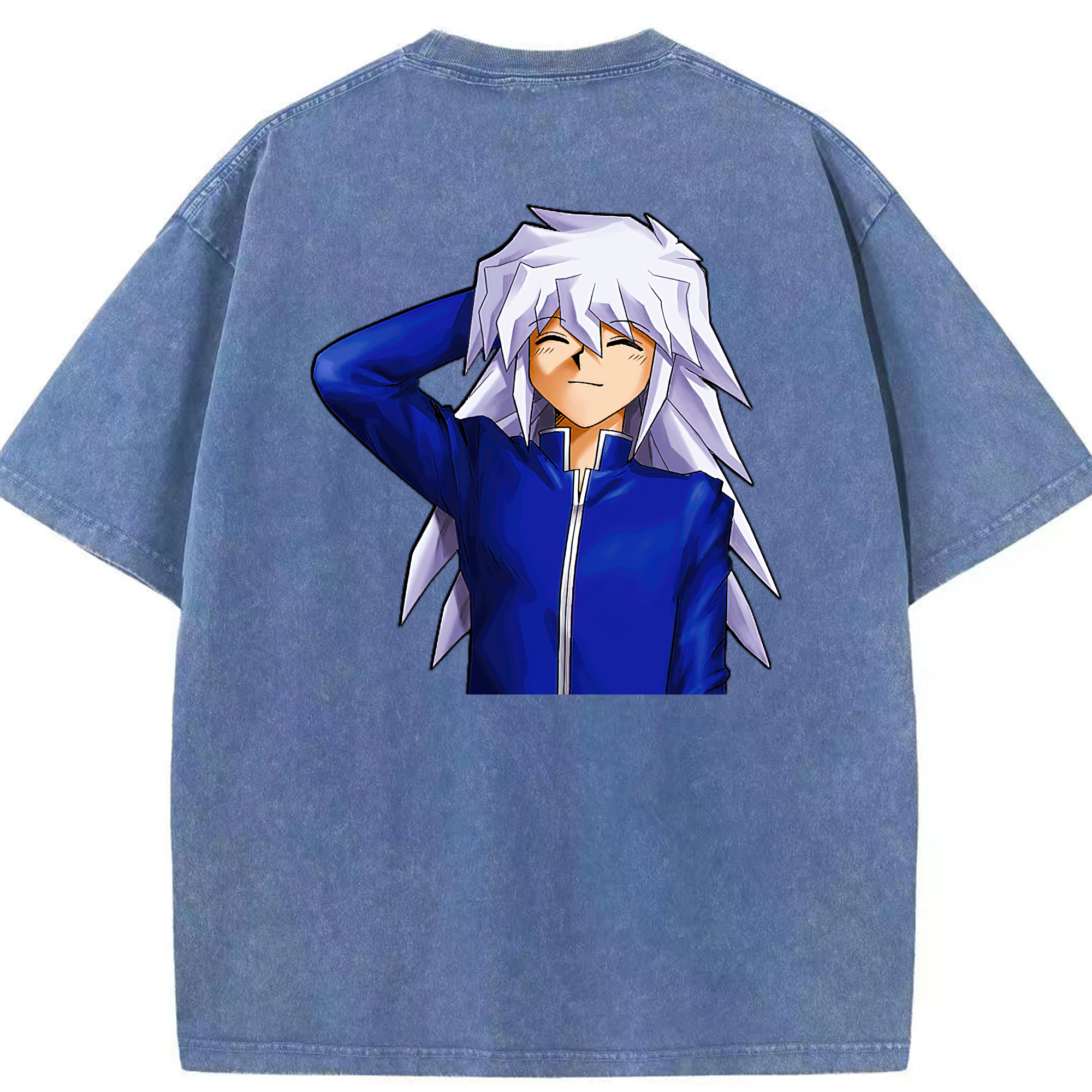 （画像用） 遊☆戯☆王 Yu-Gi-Oh! 綿100% ヴィンテージ風 半袖Tシャツ（背面プリント）