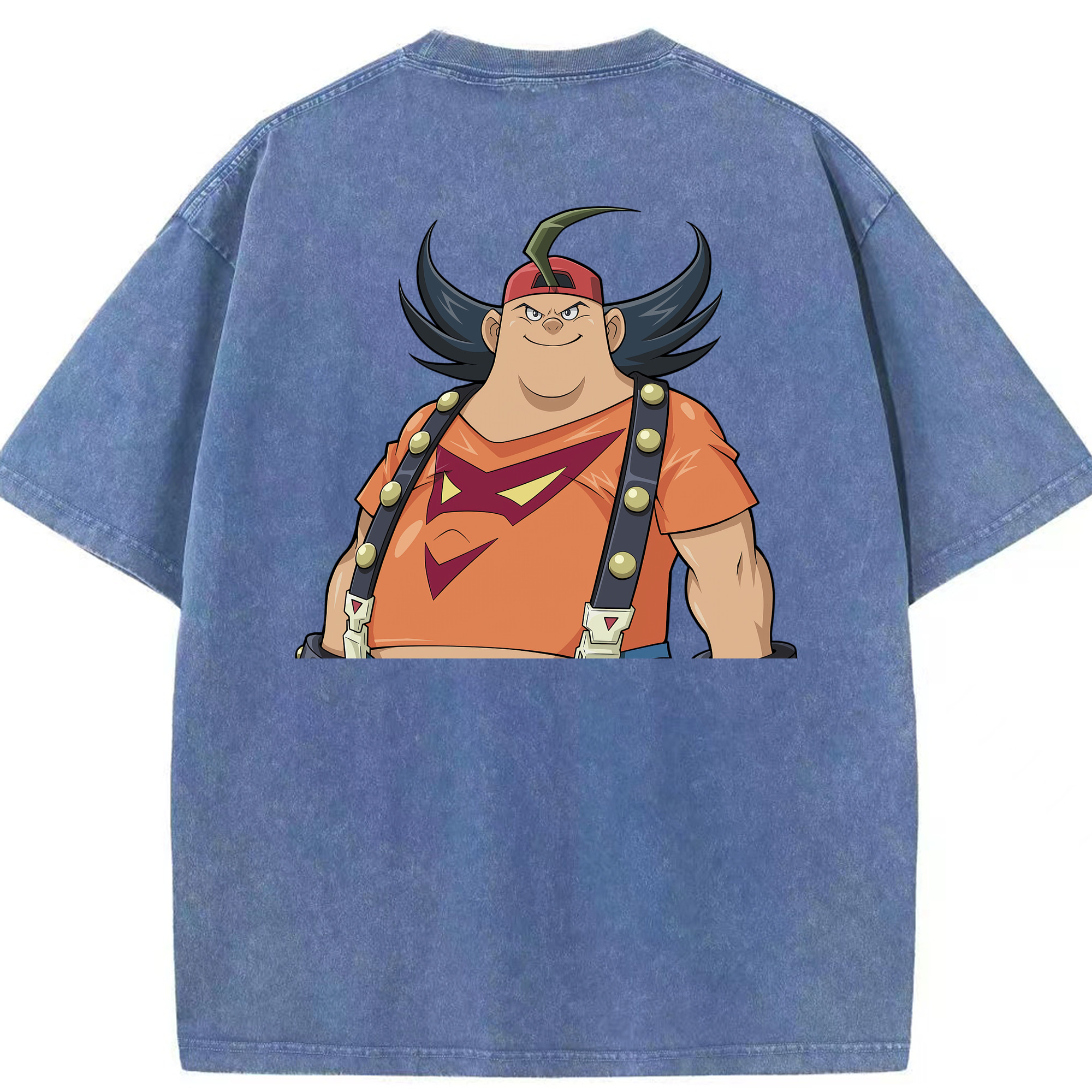 （画像用） 遊☆戯☆王 Yu-Gi-Oh! 綿100% ヴィンテージ風 半袖Tシャツ（背面プリント）