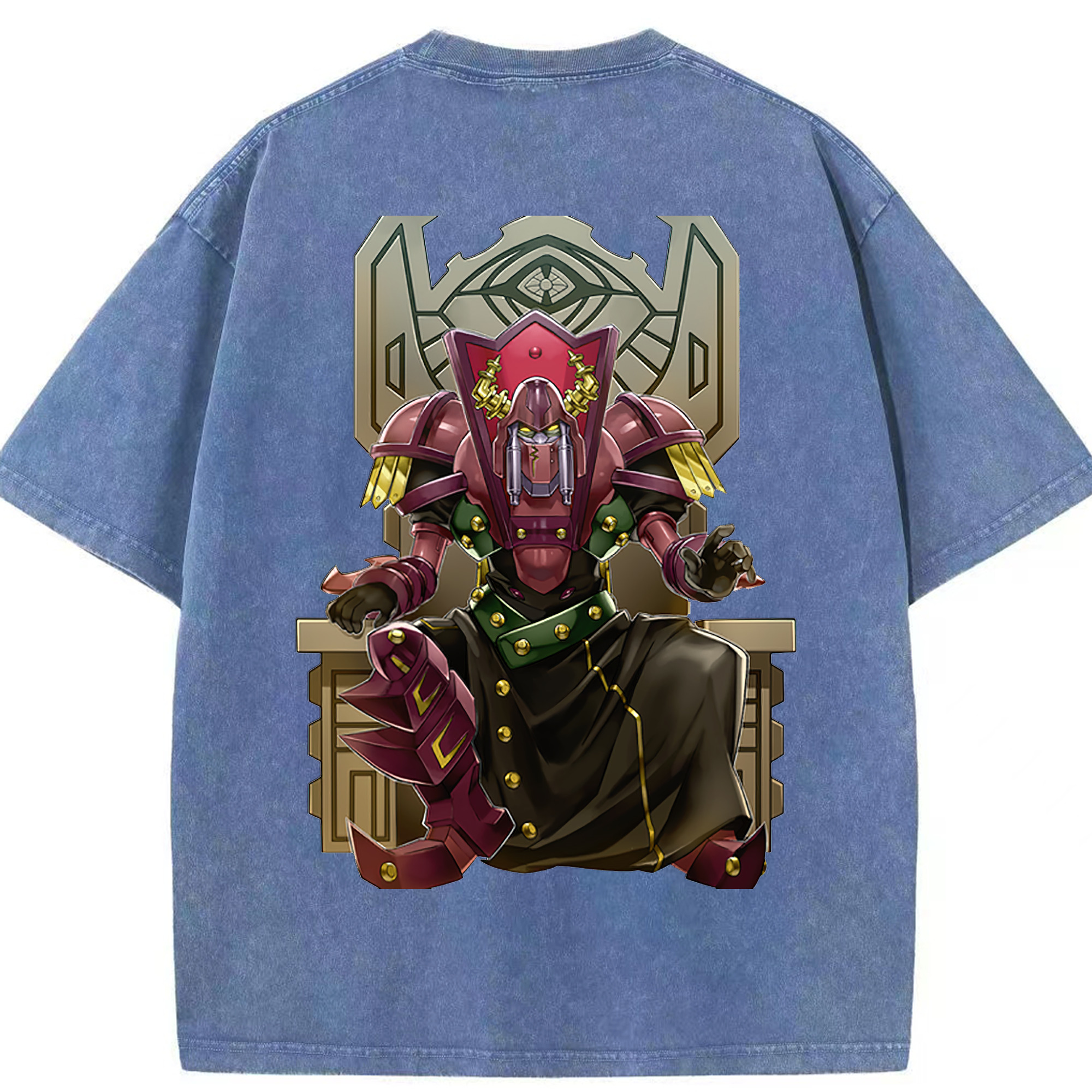（画像用） 遊☆戯☆王 Yu-Gi-Oh! 綿100% ヴィンテージ風 半袖Tシャツ（背面プリント）