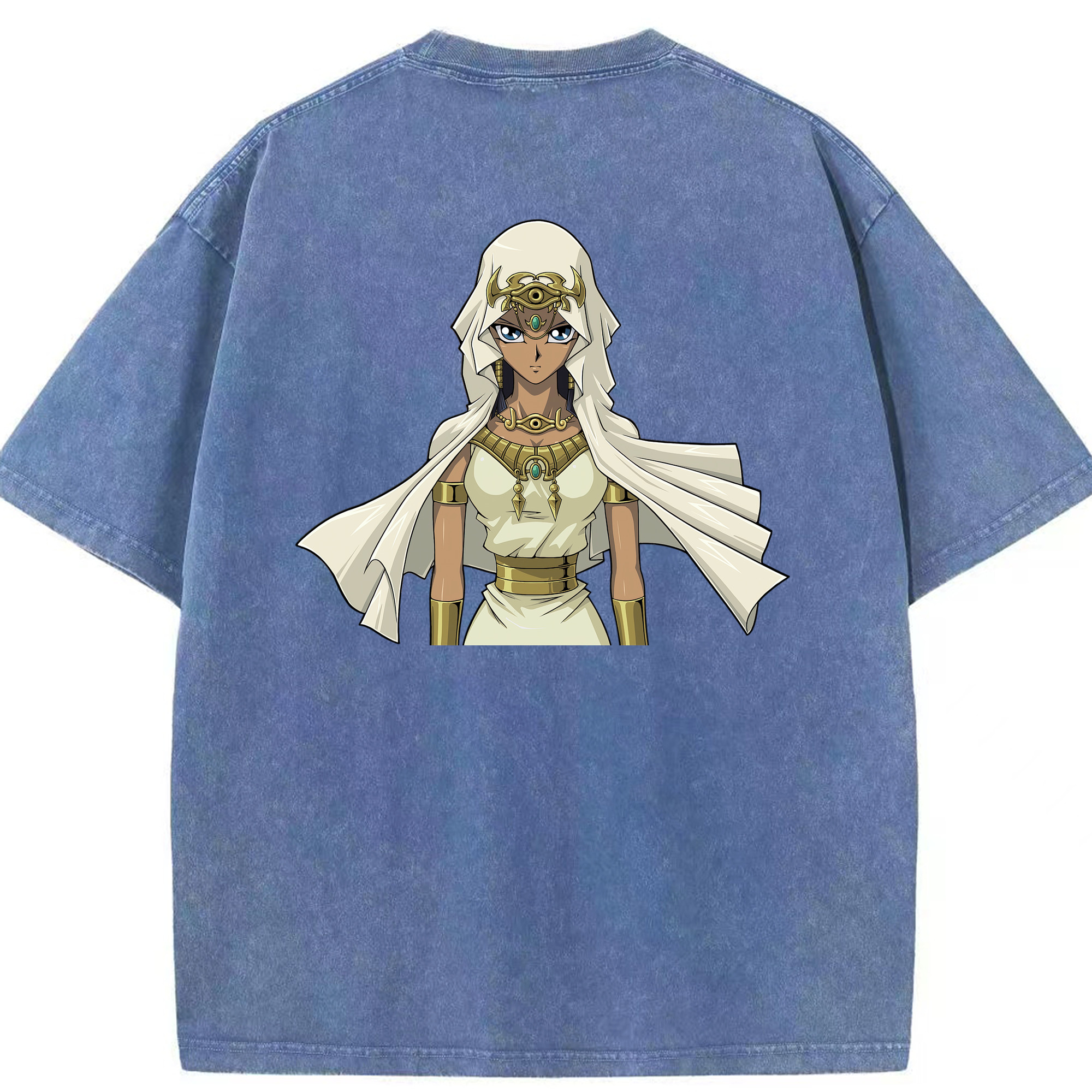 （画像用） 遊☆戯☆王 Yu-Gi-Oh! 綿100% ヴィンテージ風 半袖Tシャツ（背面プリント）