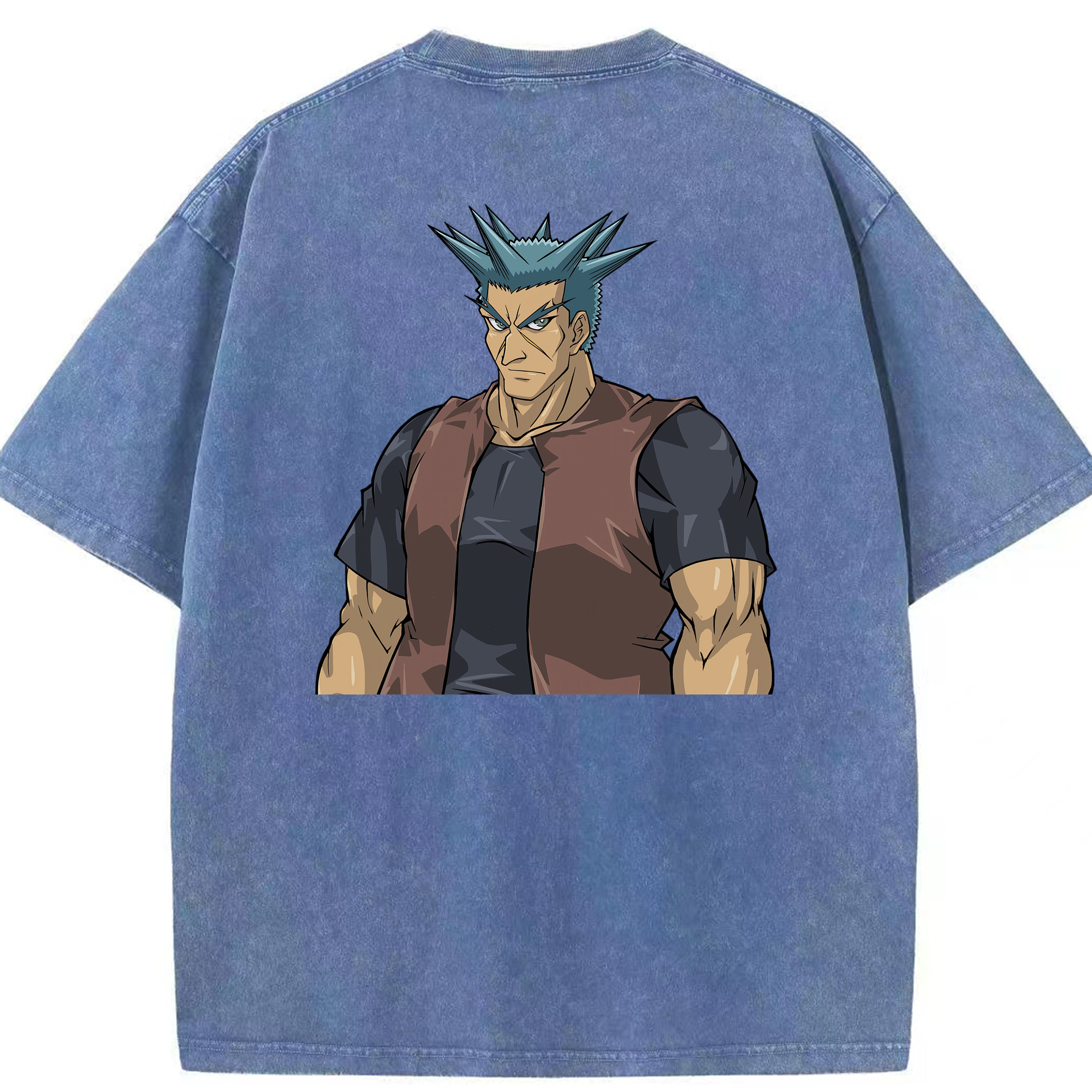 （画像用） 遊☆戯☆王 Yu-Gi-Oh! 綿100% ヴィンテージ風 半袖Tシャツ（背面プリント）
