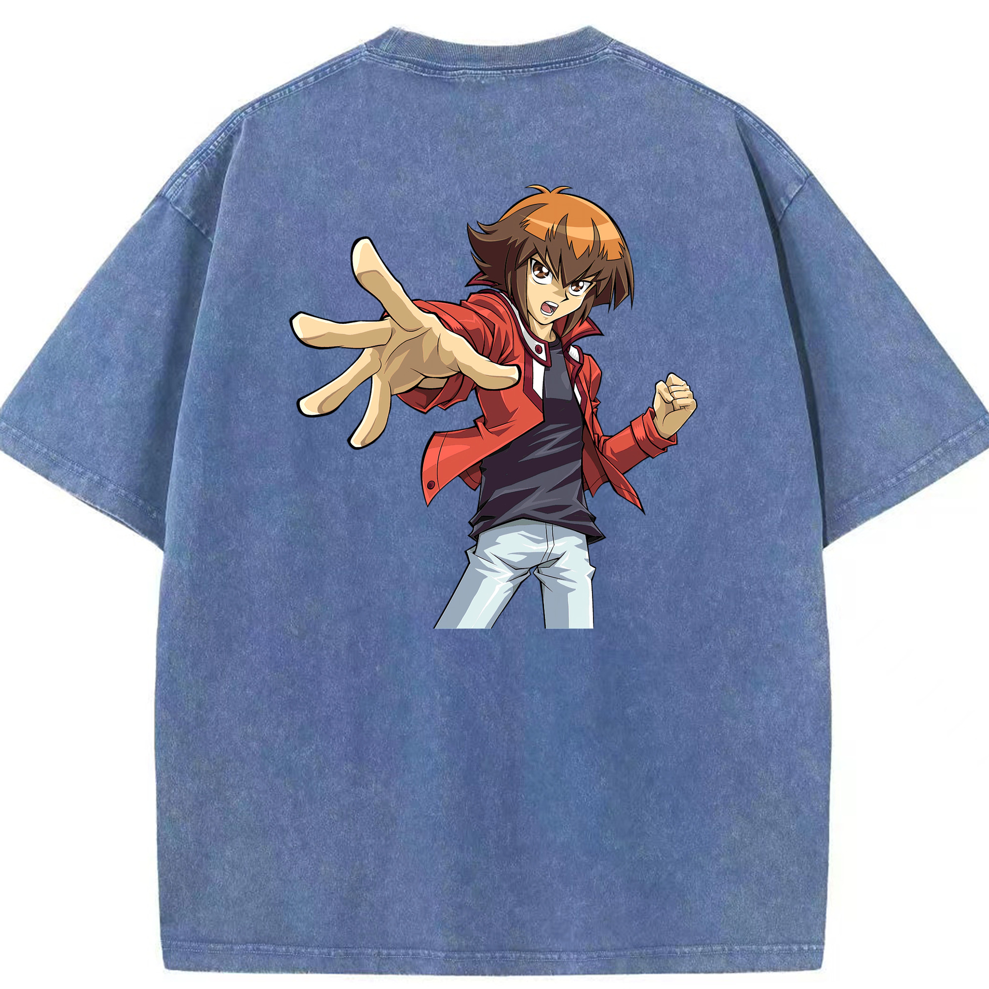 （画像用） 遊☆戯☆王 Yu-Gi-Oh! 綿100% ヴィンテージ風 半袖Tシャツ（背面プリント）