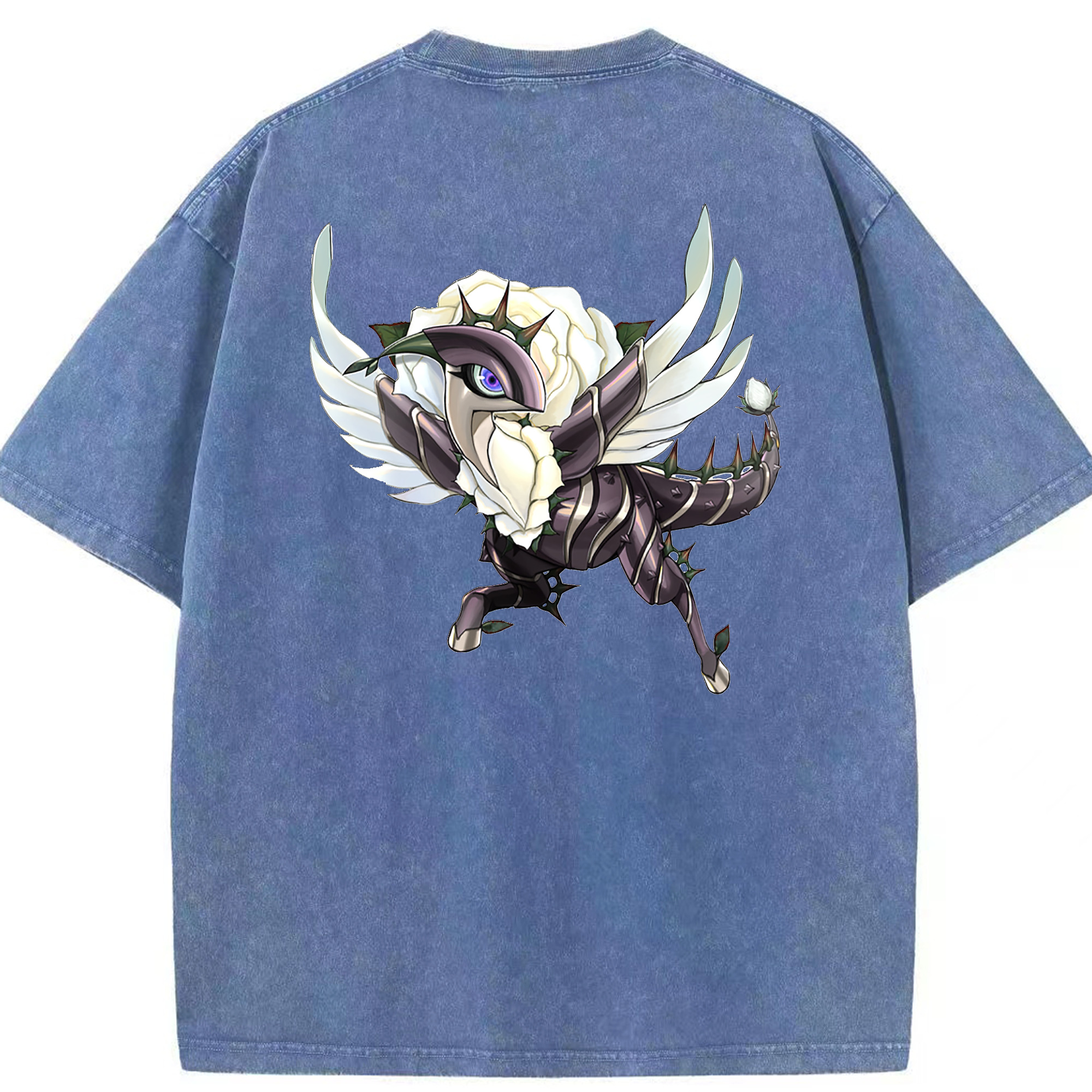 （画像用） 遊☆戯☆王 Yu-Gi-Oh! 綿100% ヴィンテージ風 半袖Tシャツ（背面プリント）
