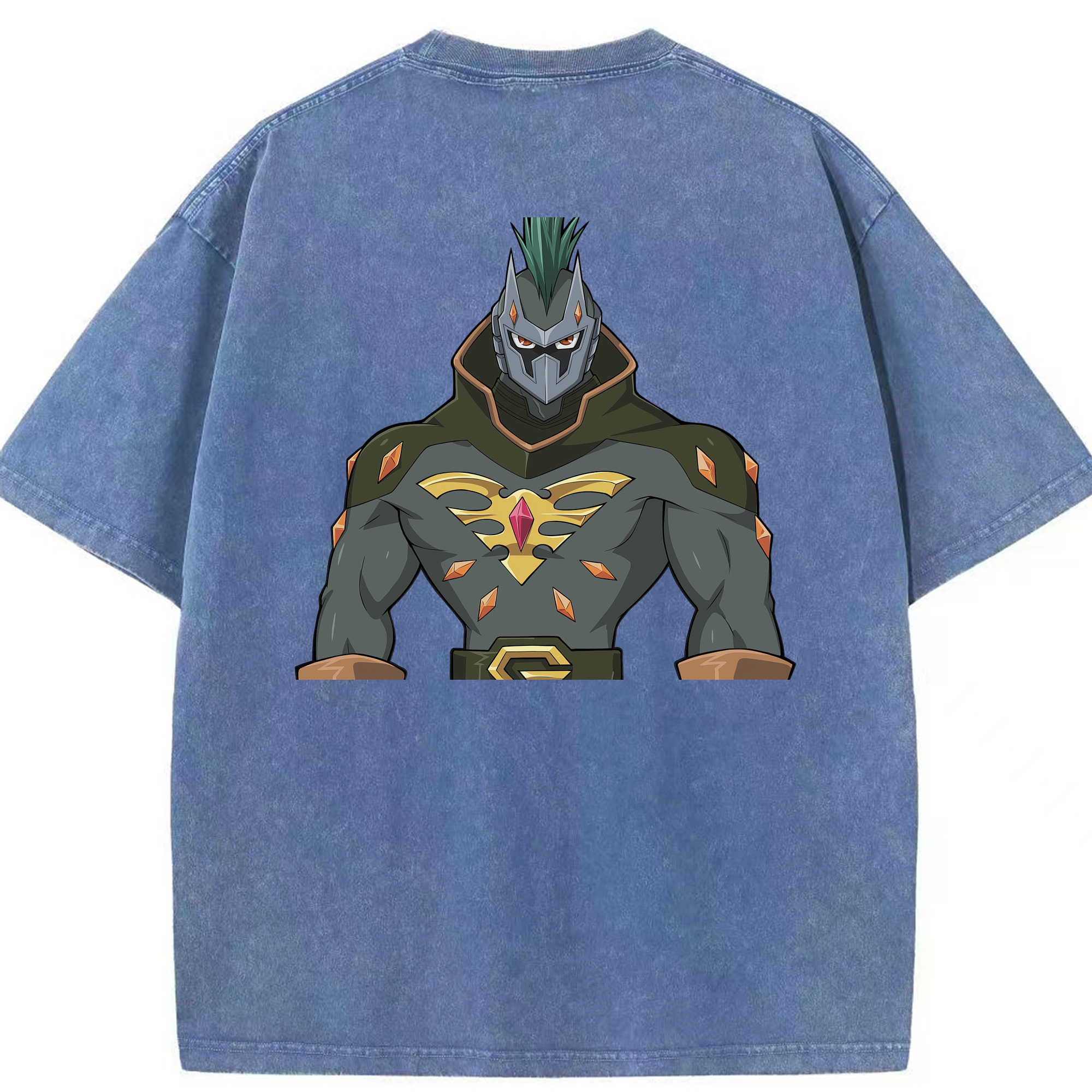 （画像用） 遊☆戯☆王 Yu-Gi-Oh! 綿100% ヴィンテージ風 半袖Tシャツ（背面プリント）