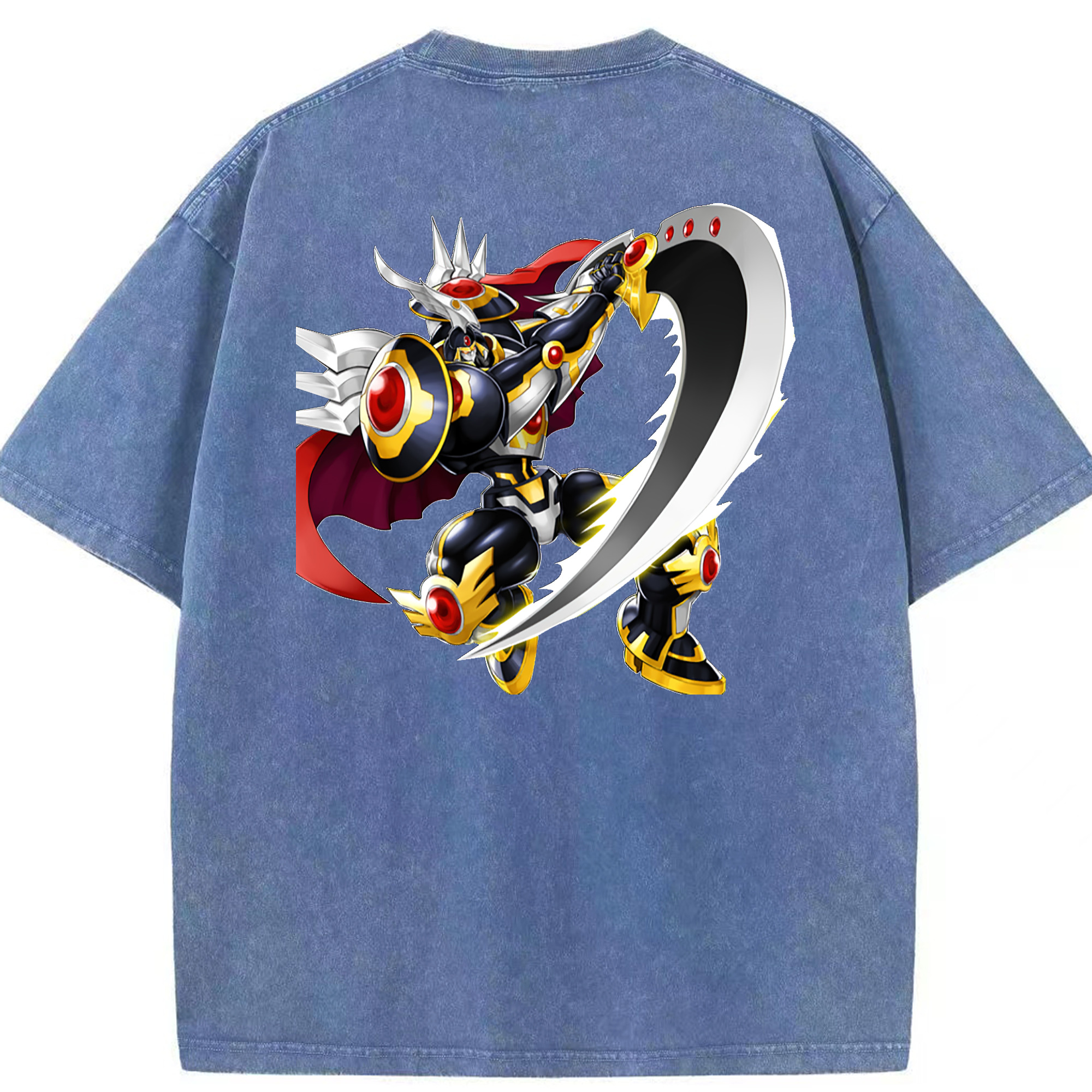（画像用） 遊☆戯☆王 Yu-Gi-Oh! 綿100% ヴィンテージ風 半袖Tシャツ（背面プリント）