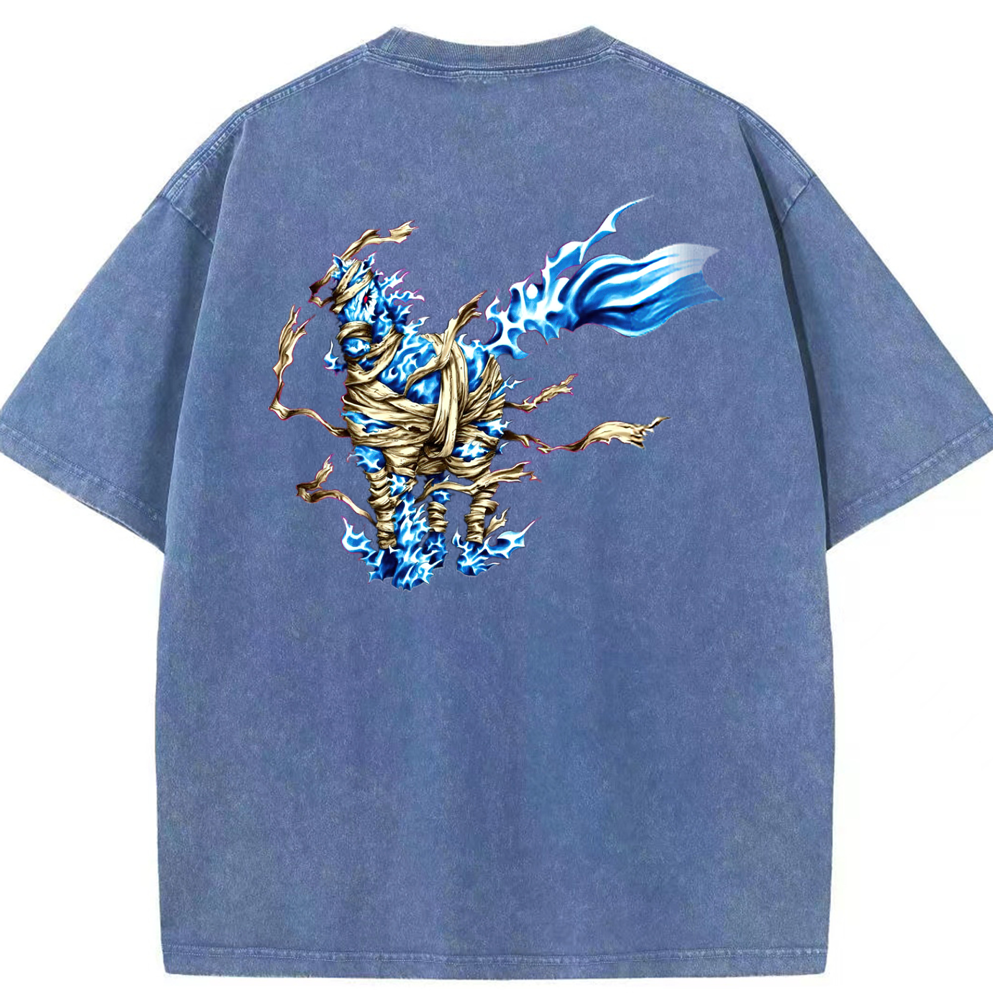 （画像用） 遊☆戯☆王 Yu-Gi-Oh! 綿100% ヴィンテージ風 半袖Tシャツ（背面プリント）