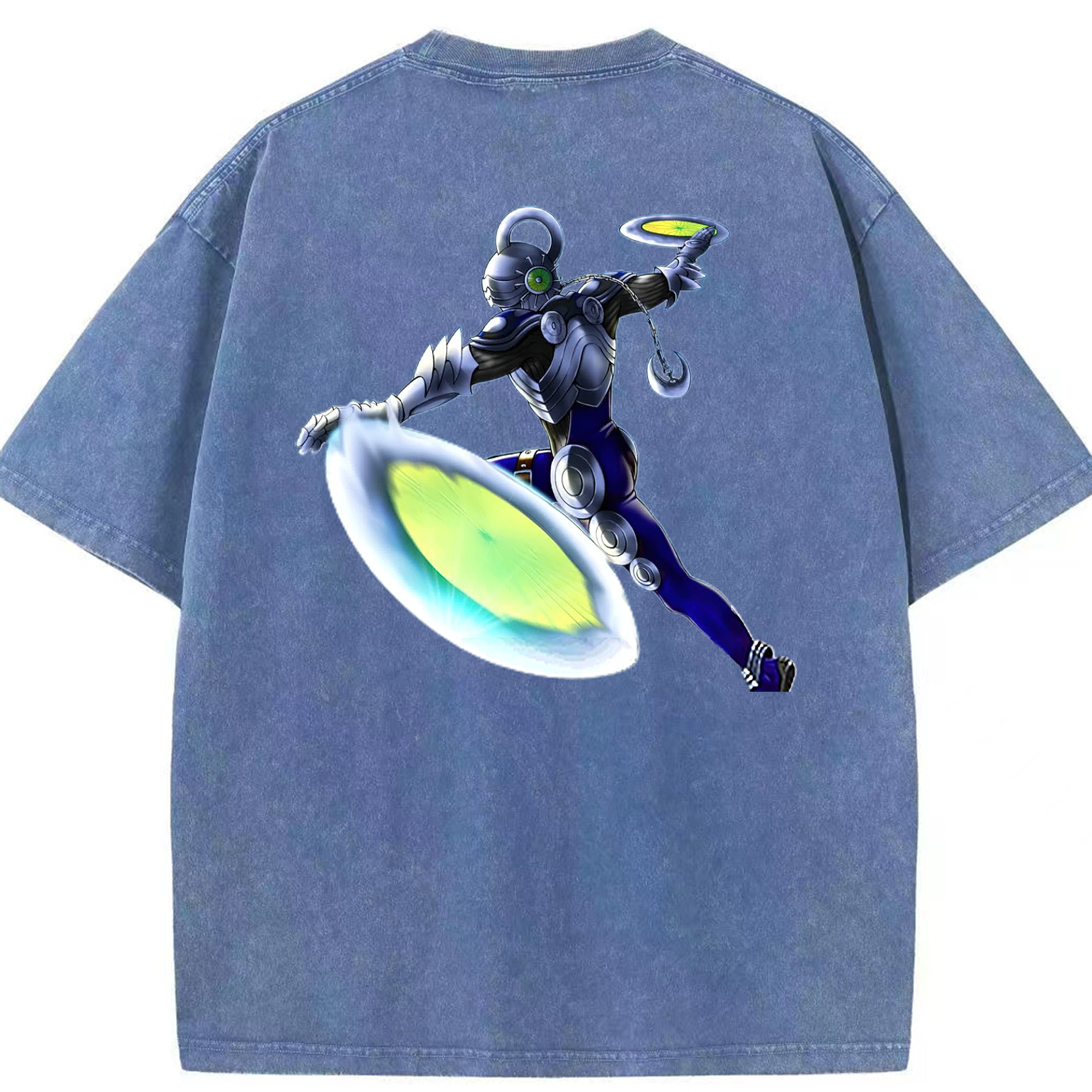 （画像用） 遊☆戯☆王 Yu-Gi-Oh! 綿100% ヴィンテージ風 半袖Tシャツ（背面プリント）