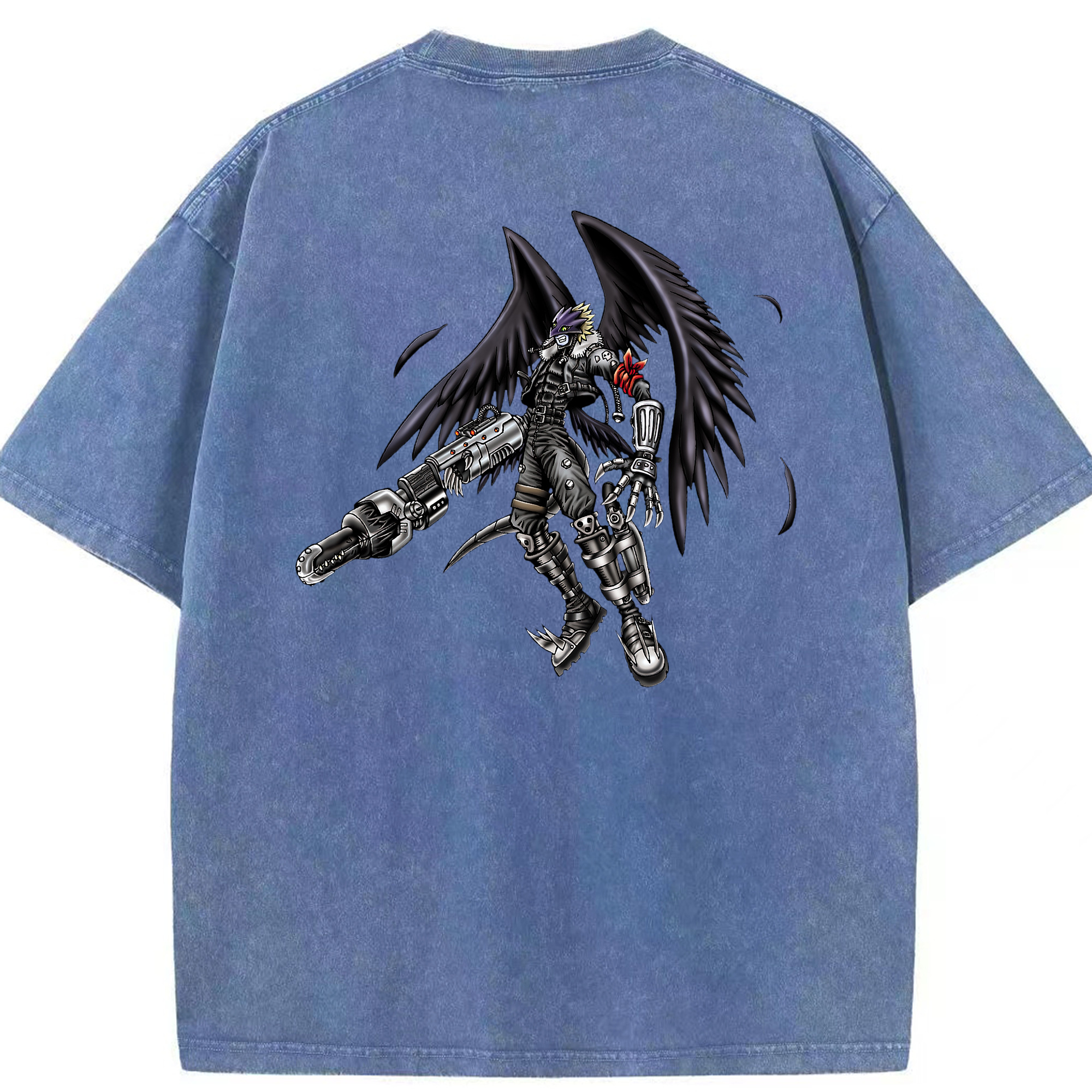 （画像用） 遊☆戯☆王 Yu-Gi-Oh! 綿100% ヴィンテージ風 半袖Tシャツ（背面プリント）