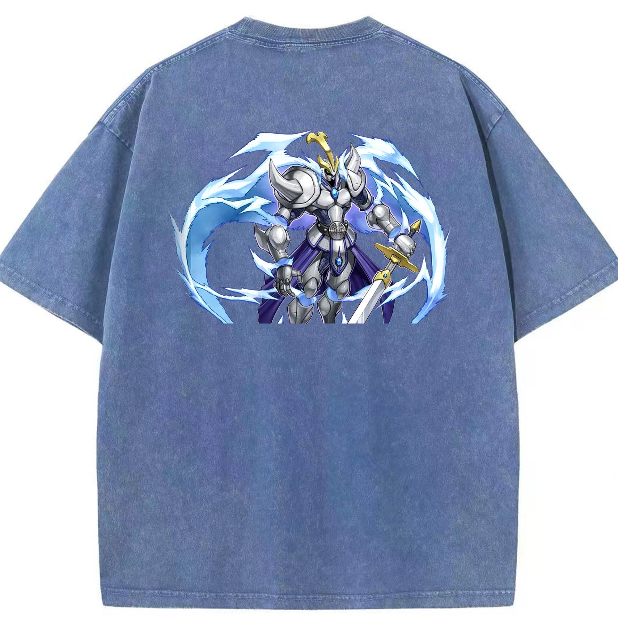 （画像用） 遊☆戯☆王 Yu-Gi-Oh! 綿100% ヴィンテージ風 半袖Tシャツ（背面プリント）