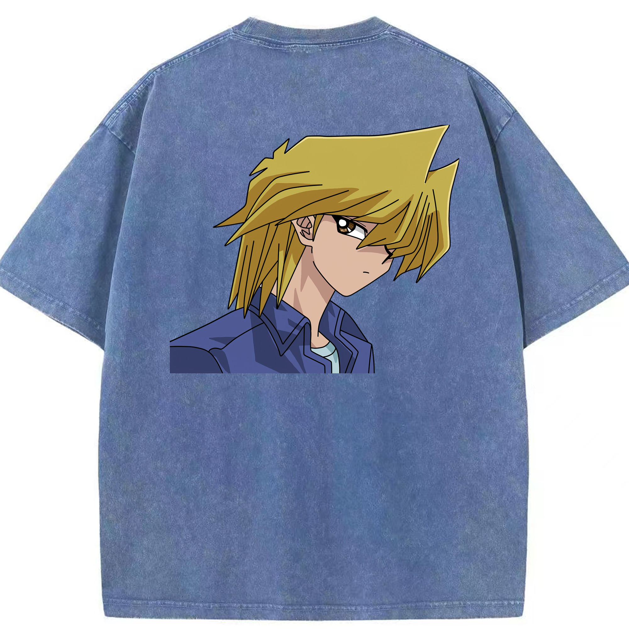 （画像用） 遊☆戯☆王 Yu-Gi-Oh! 綿100% ヴィンテージ風 半袖Tシャツ（背面プリント）