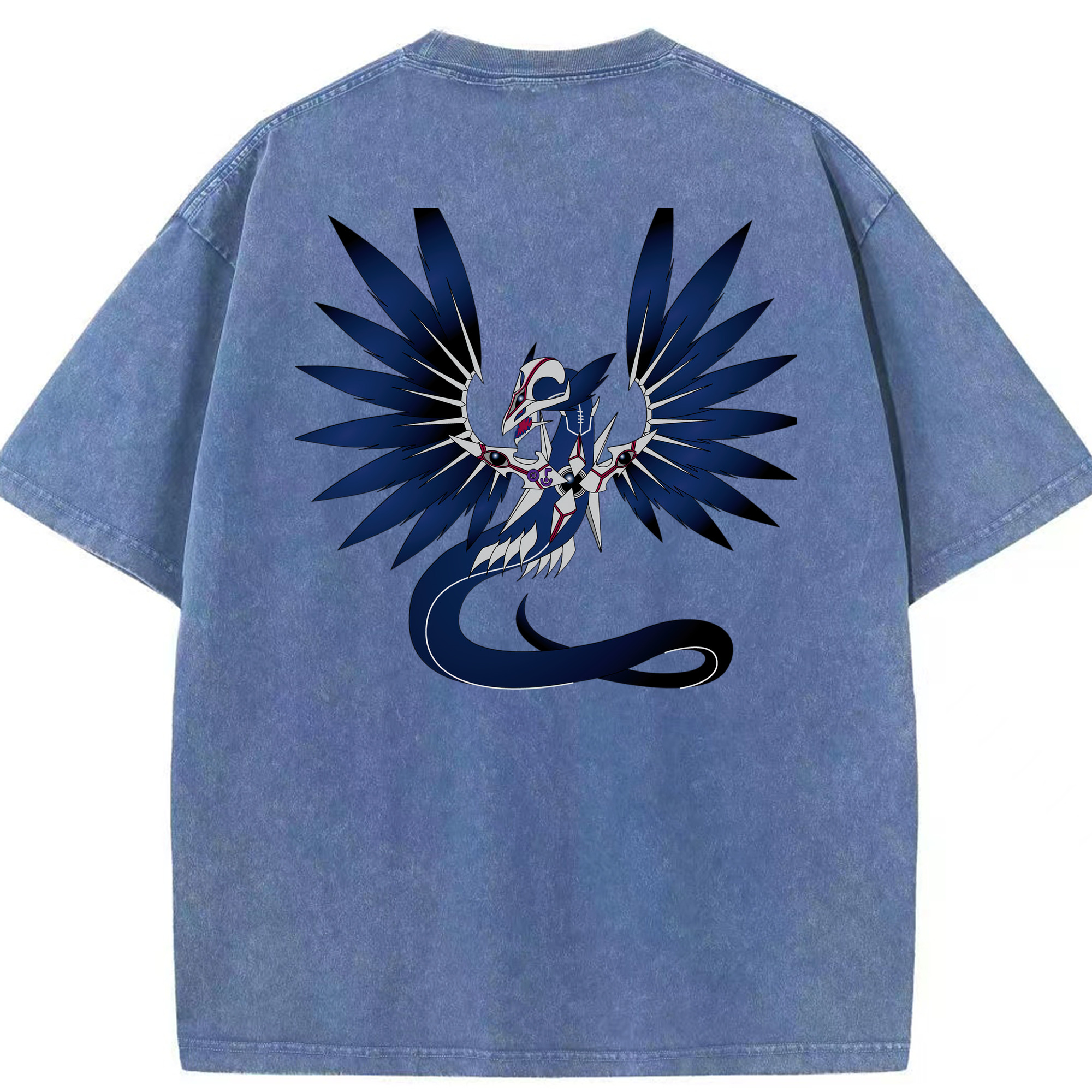 （画像用） 遊☆戯☆王 Yu-Gi-Oh! 綿100% ヴィンテージ風 半袖Tシャツ（背面プリント）