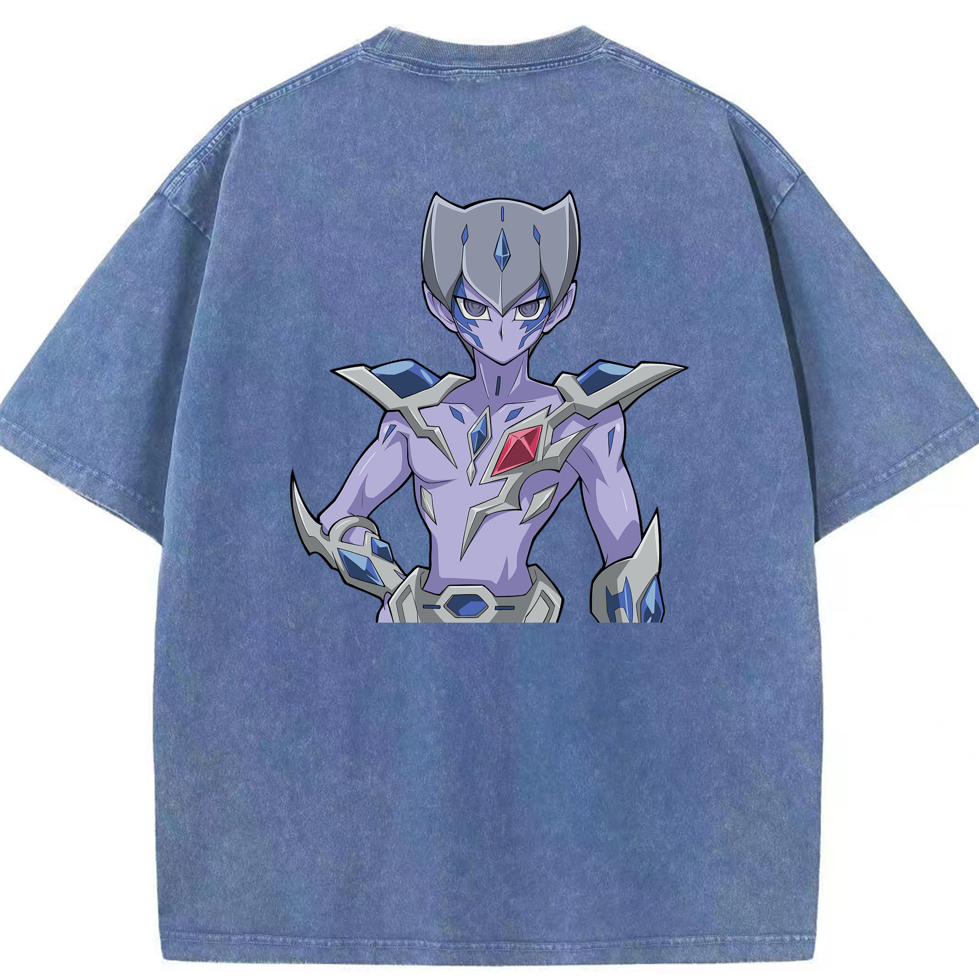 （画像用） 遊☆戯☆王 Yu-Gi-Oh! 綿100% ヴィンテージ風 半袖Tシャツ（背面プリント）