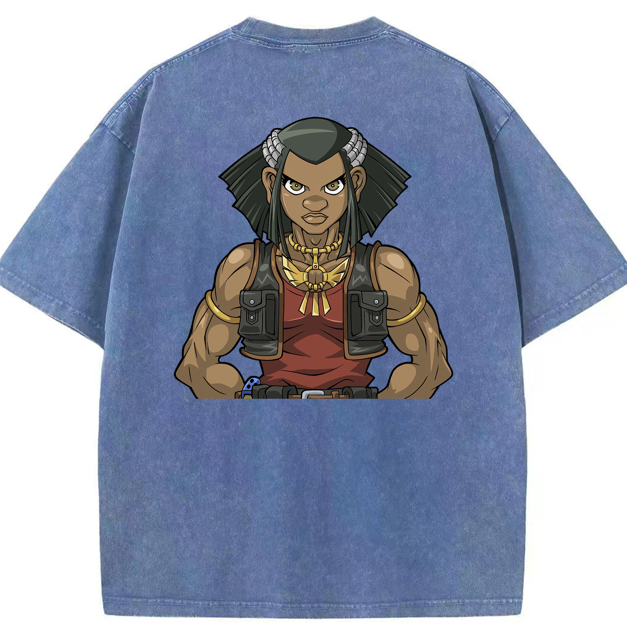 （画像用） 遊☆戯☆王 Yu-Gi-Oh! 綿100% ヴィンテージ風 半袖Tシャツ（背面プリント）