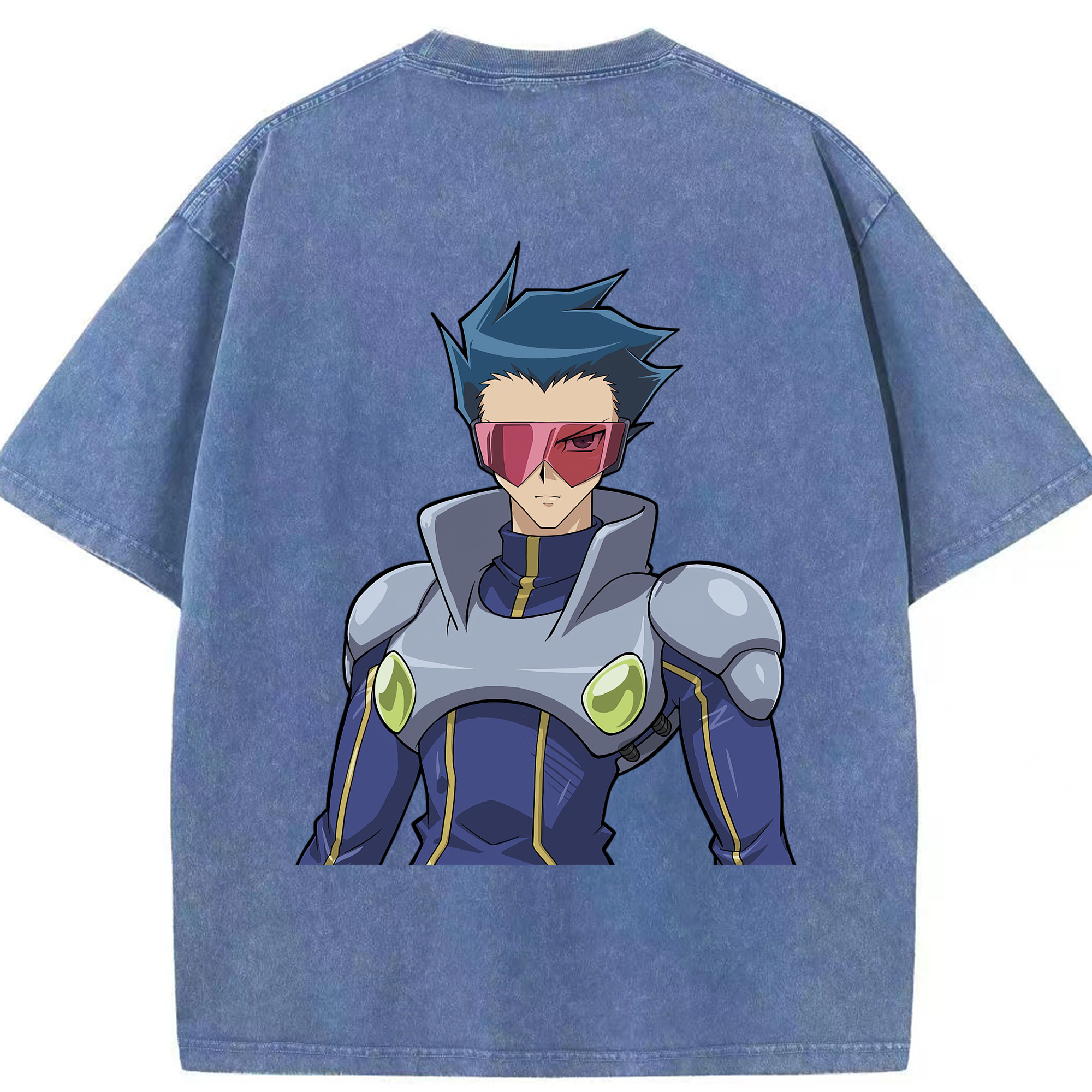 （画像用） 遊☆戯☆王 Yu-Gi-Oh! 綿100% ヴィンテージ風 半袖Tシャツ（背面プリント）