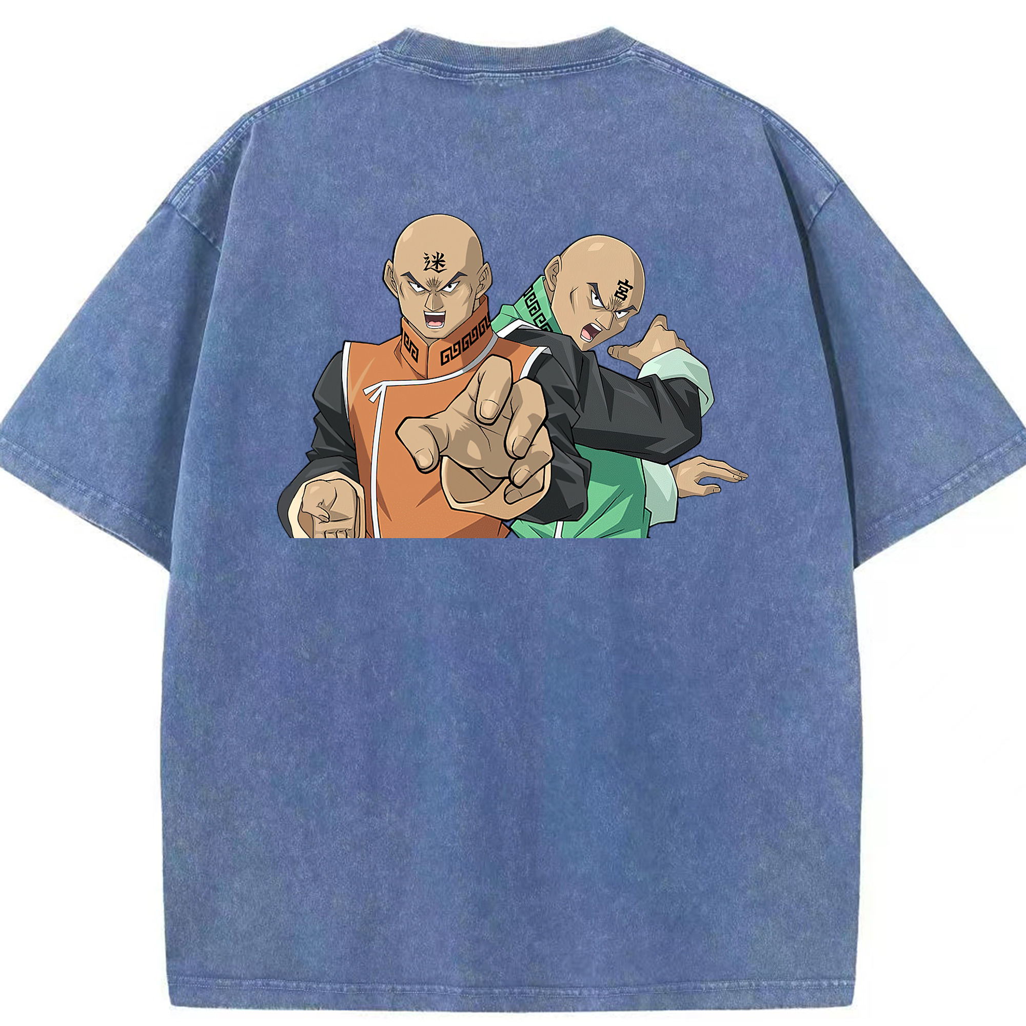 （画像用） 遊☆戯☆王 Yu-Gi-Oh! 綿100% ヴィンテージ風 半袖Tシャツ（背面プリント）